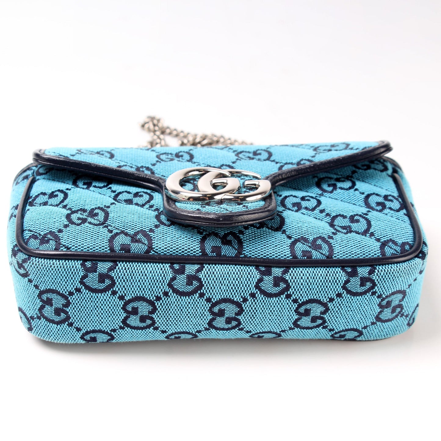Gucci 476433 Marmont Canvas Supreme Mini Flap Bag