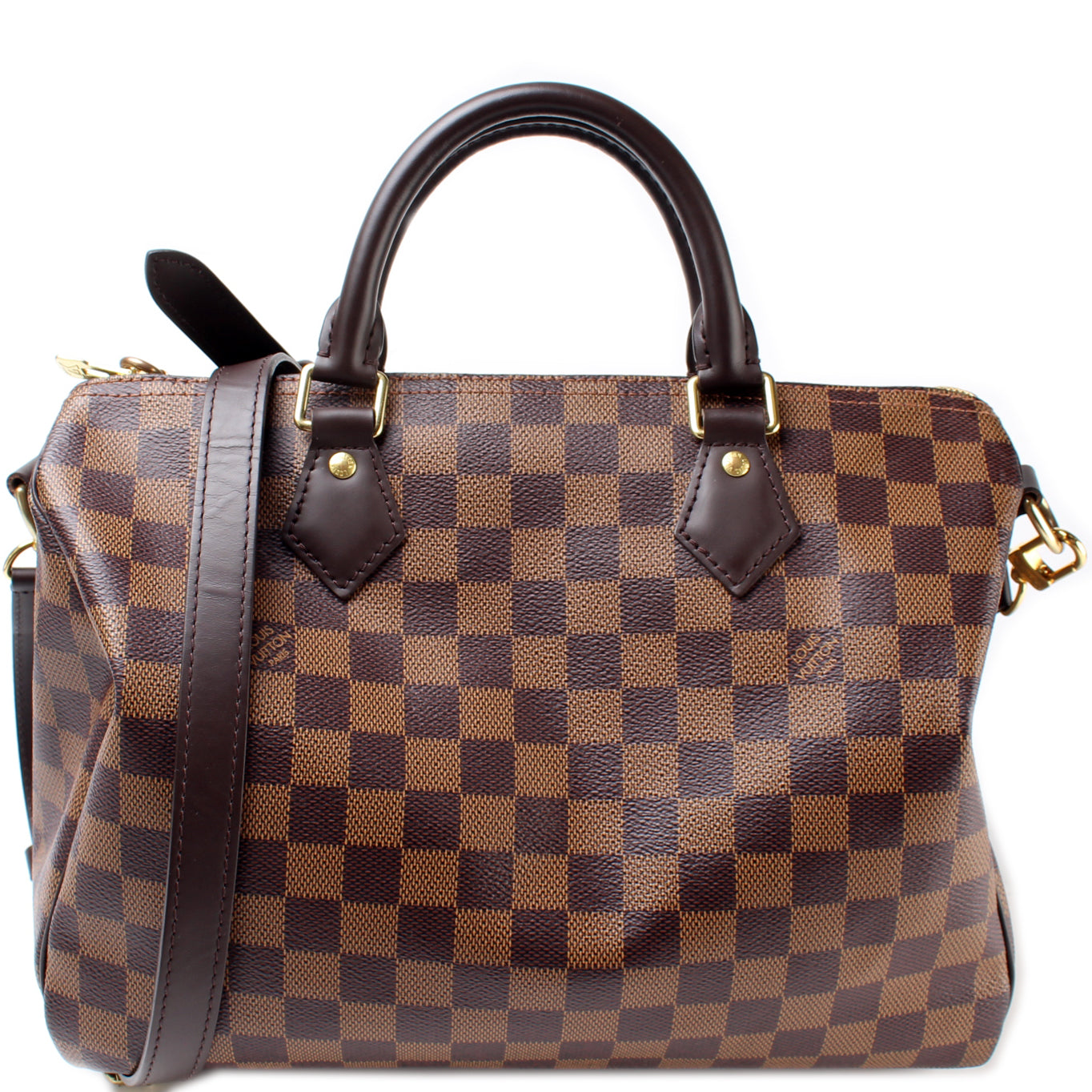 Louis Vuitton Speedy 30 Bandouliere Damier Ebene