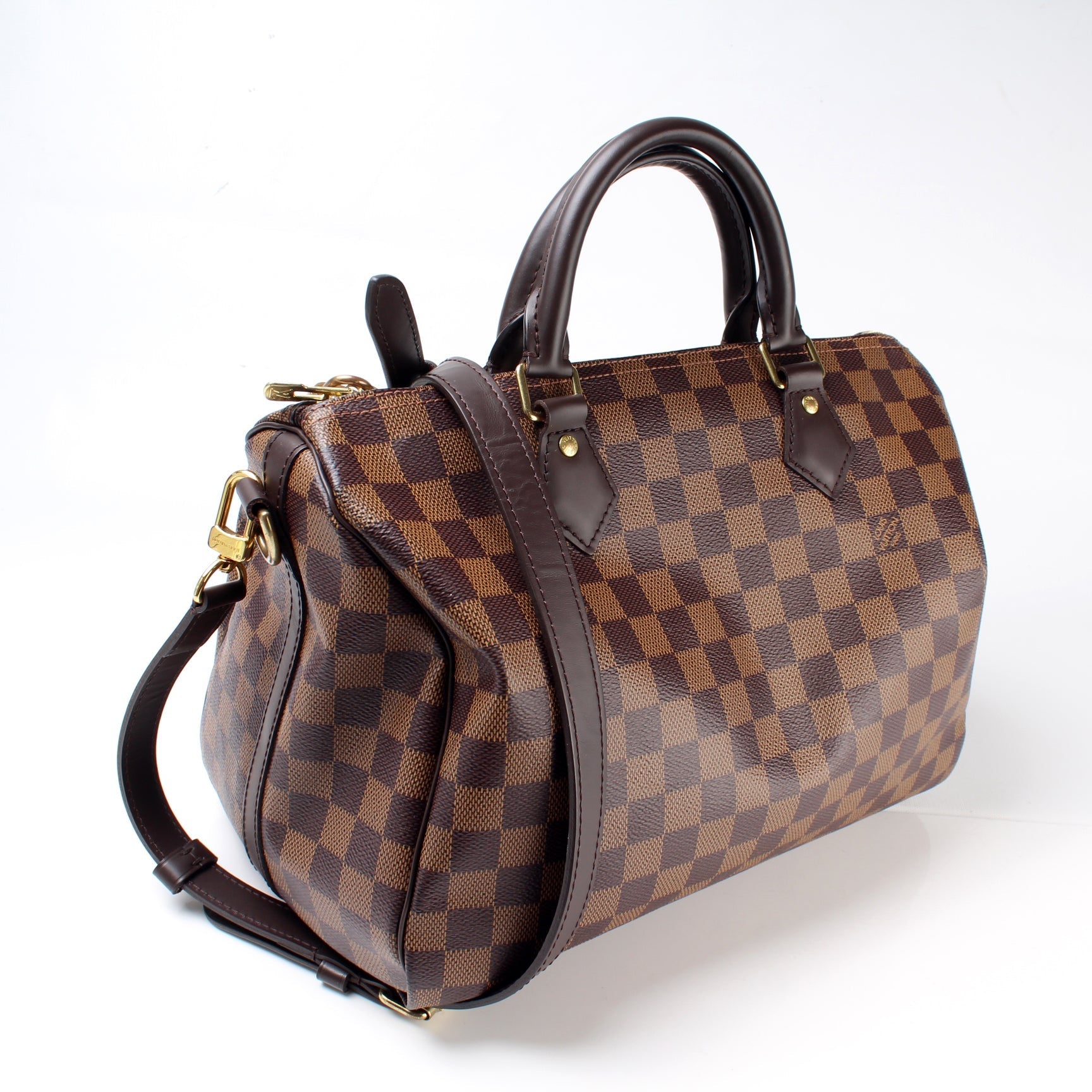 Louis Vuitton Speedy 30 Bandouliere Damier Ebene