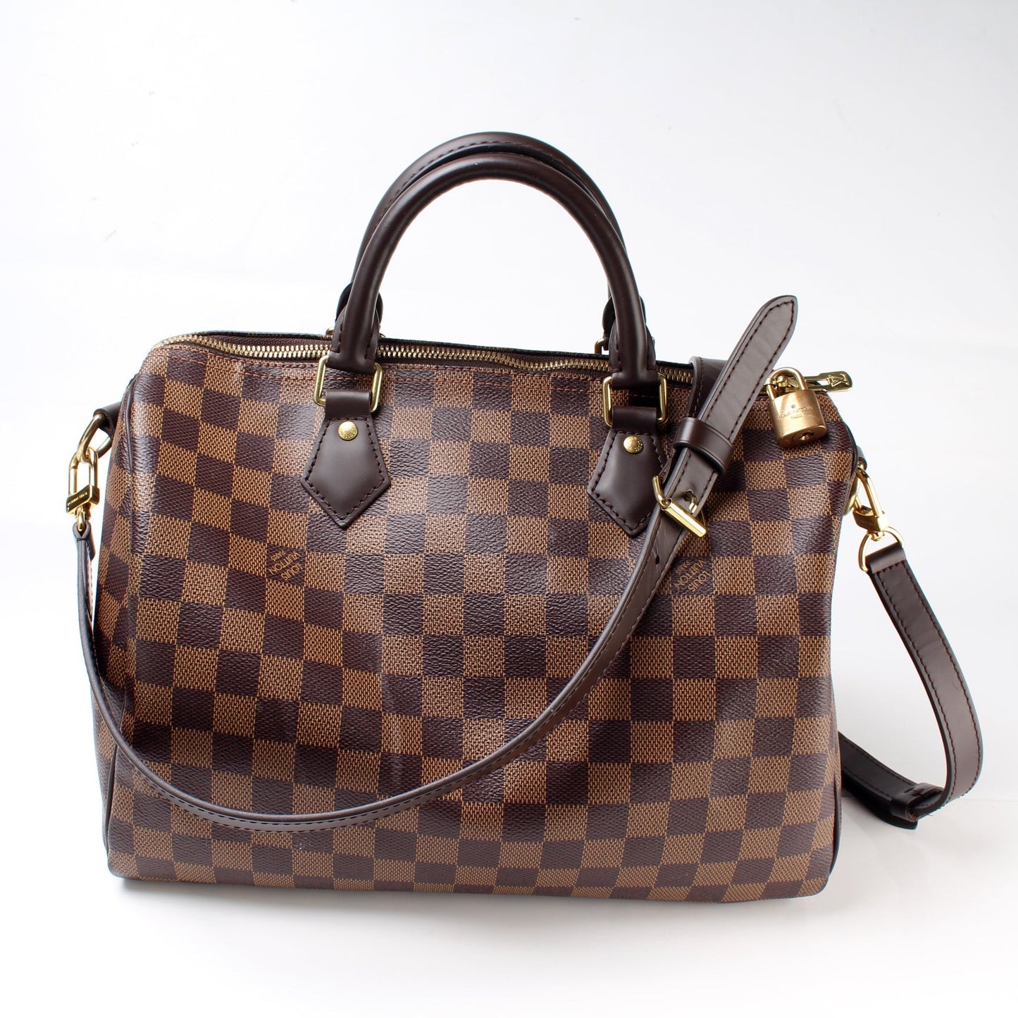 Louis Vuitton Speedy 30 Bandouliere Damier Ebene