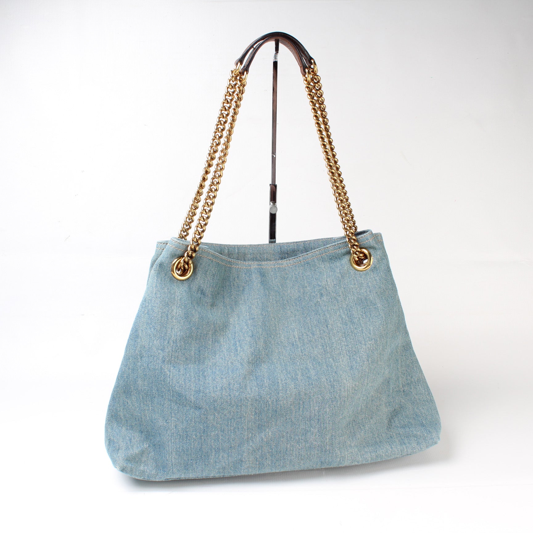Gucci 308982 Soho Denim Shoulder Medium Bag