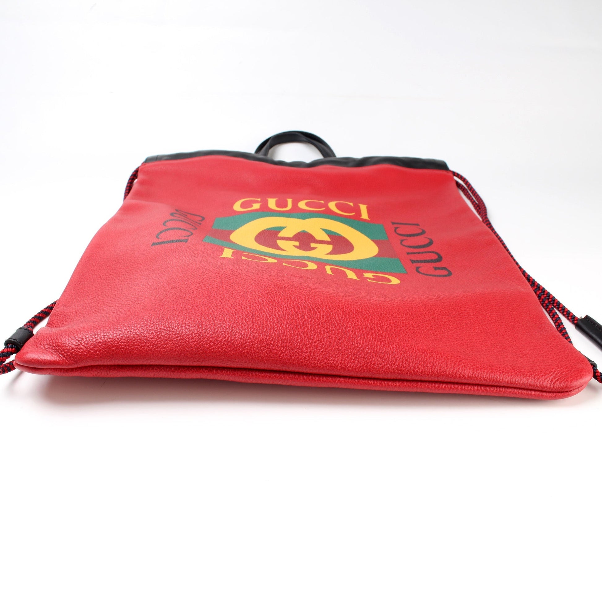 Gucci 516689 Logo Drawstring Backpack Bag