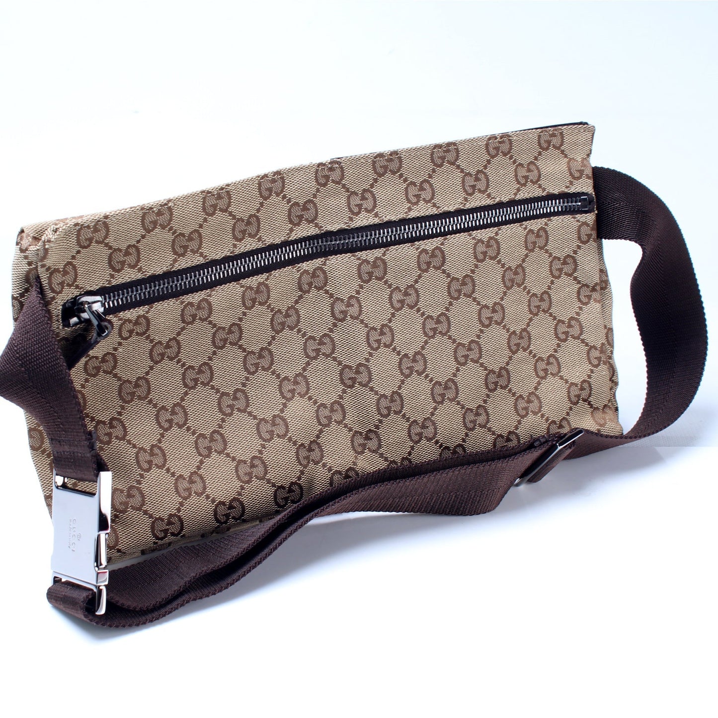 Gucci 28566 GG Canvas Waist Bag