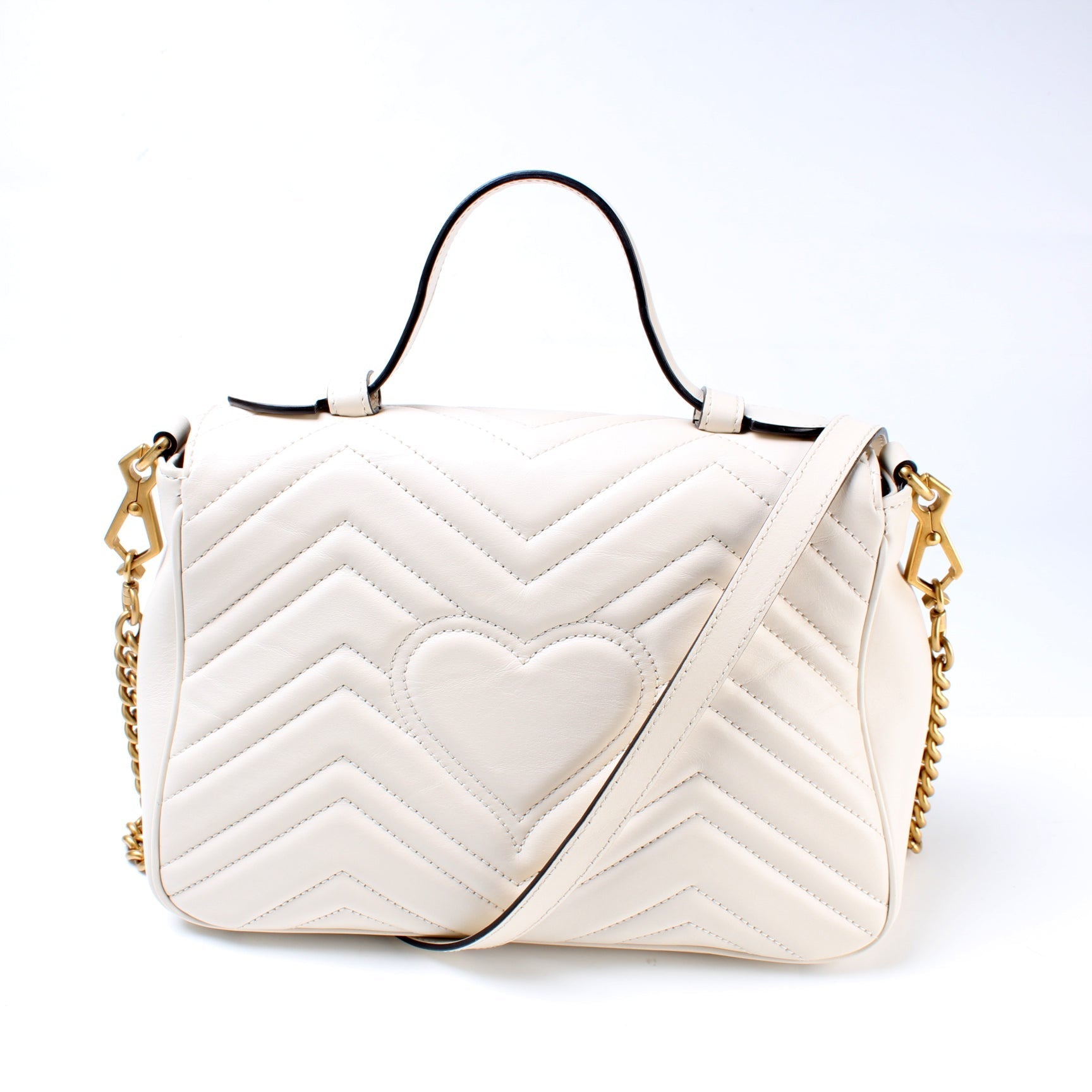Gucci 498110 GG Marmont Small Top Handle Bag