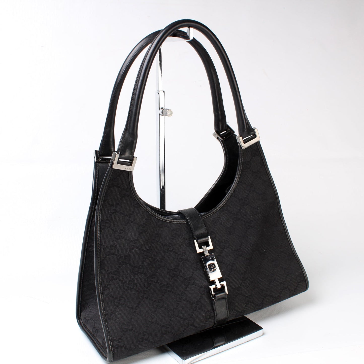Gucci 01719 GG Canvas Jackie Small Bag