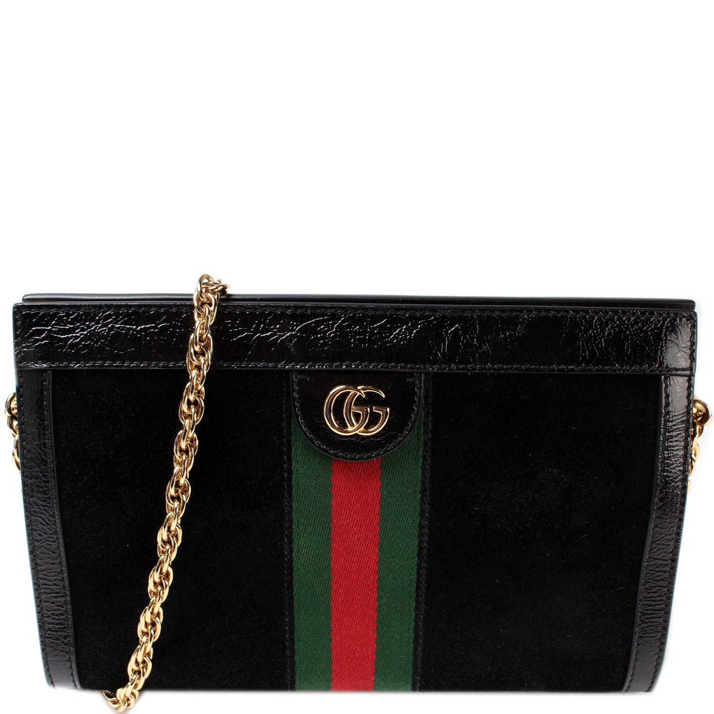 Gucci 503877 Ophidia Suede Shoulder Small Bag