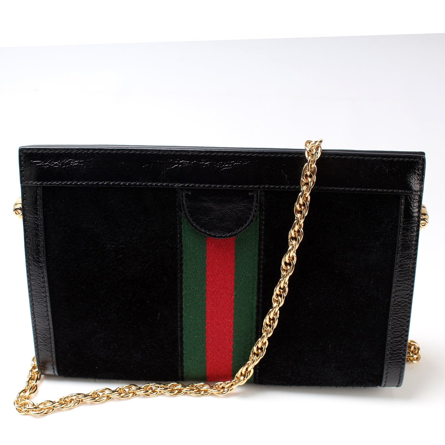 Gucci 503877 Ophidia Suede Shoulder Small Bag