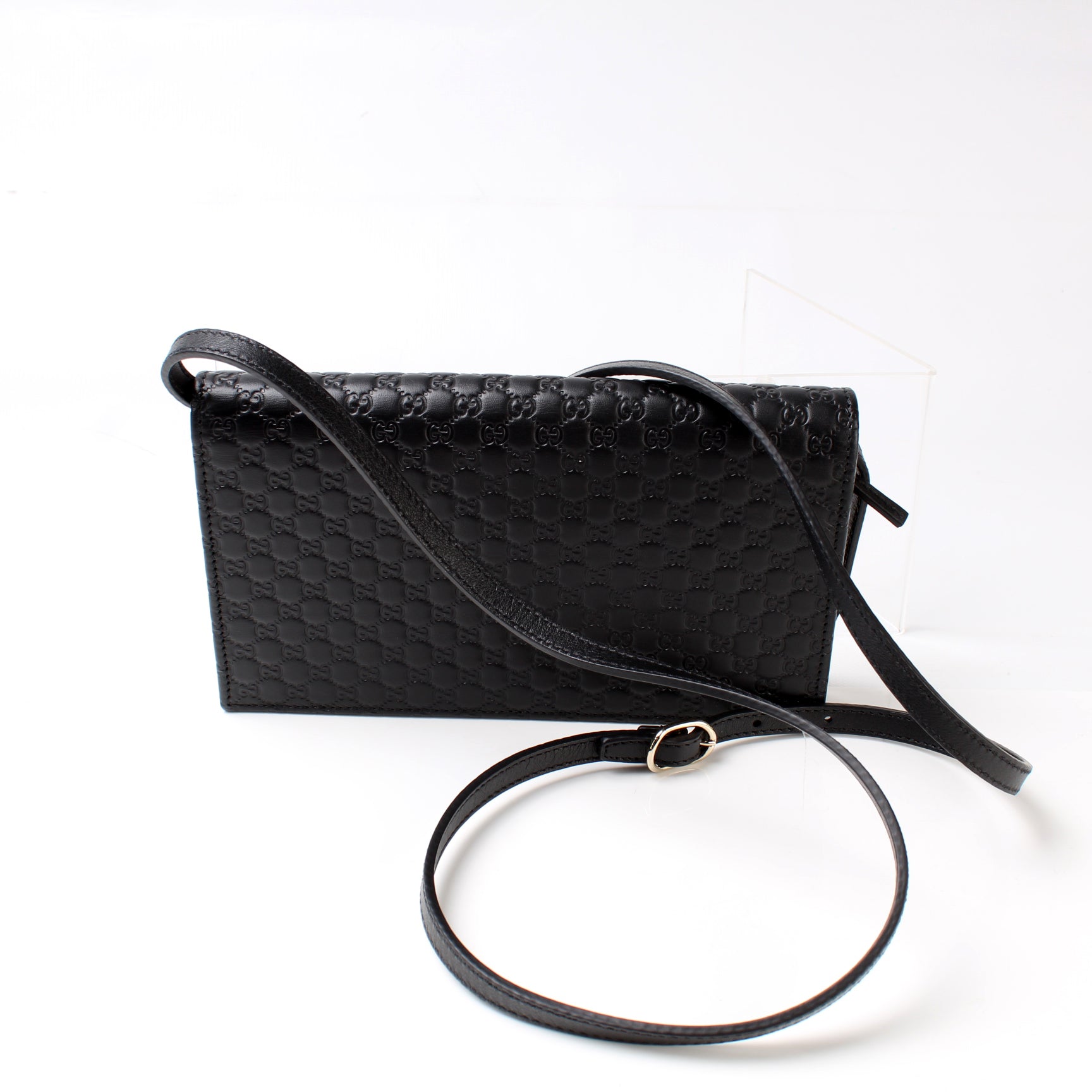 Gucci 466507 Micro GG Wallet On Chain Bag