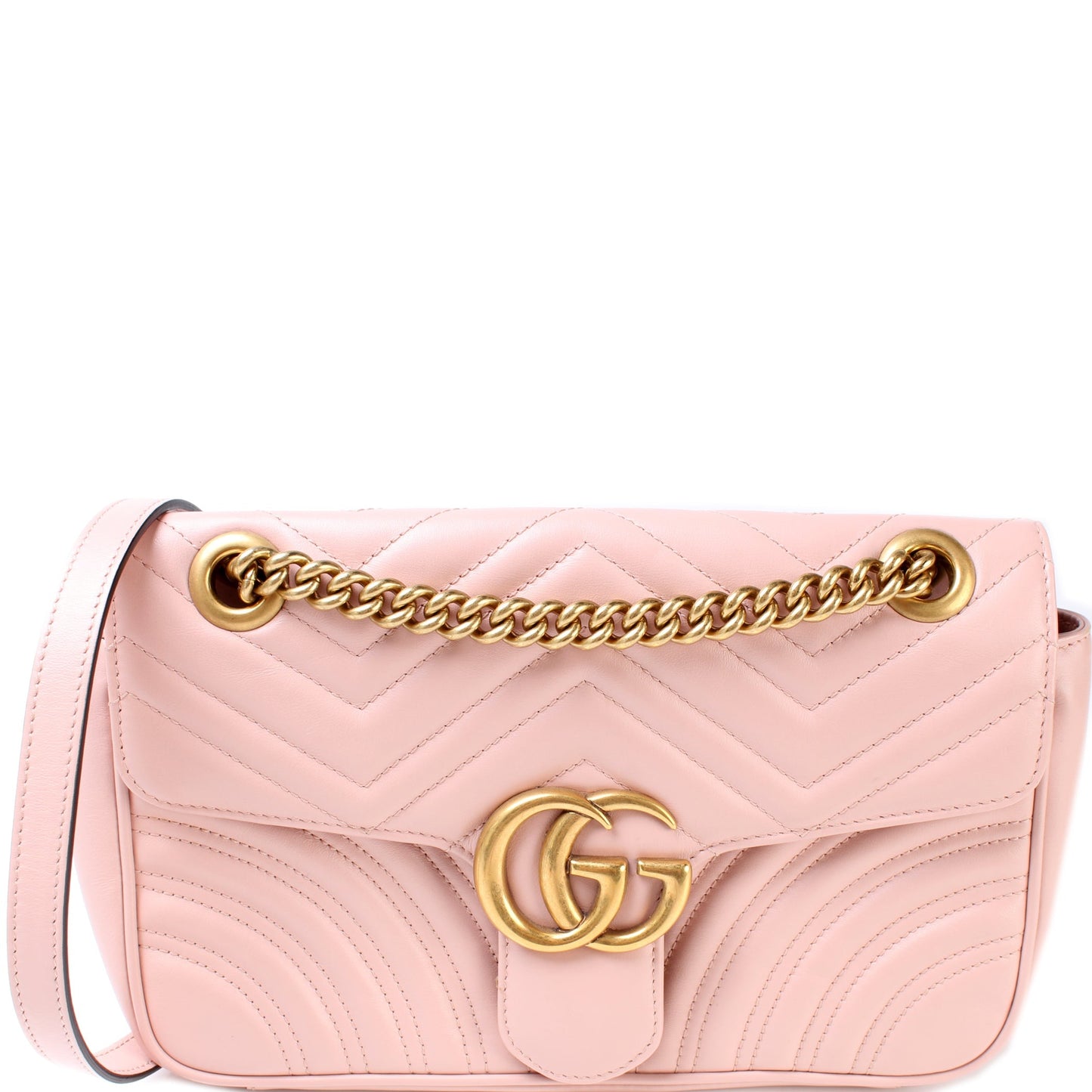 Gucci 443497 GG Marmont Shoulder Small Flap Bag