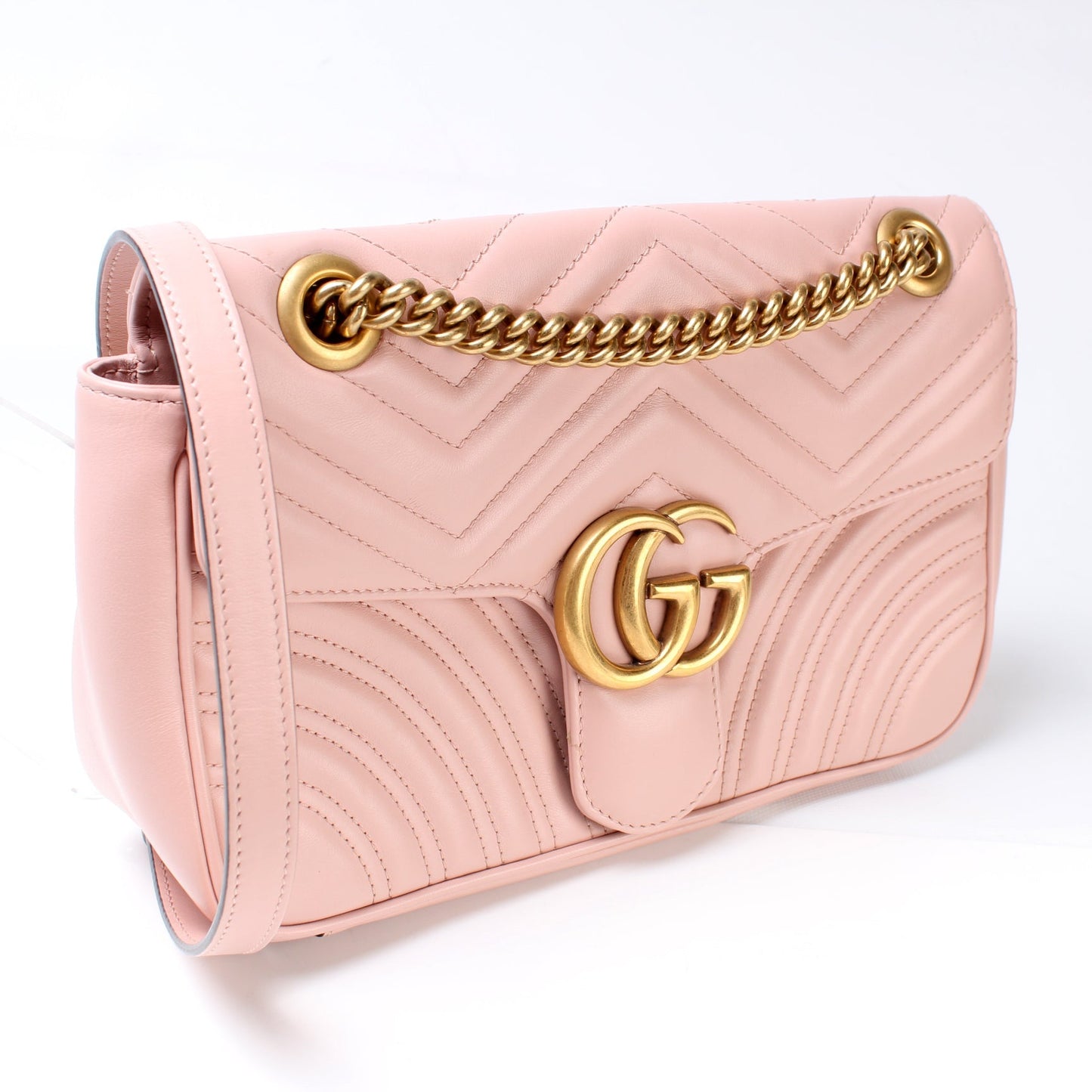 Gucci 443497 GG Marmont Shoulder Small Flap Bag