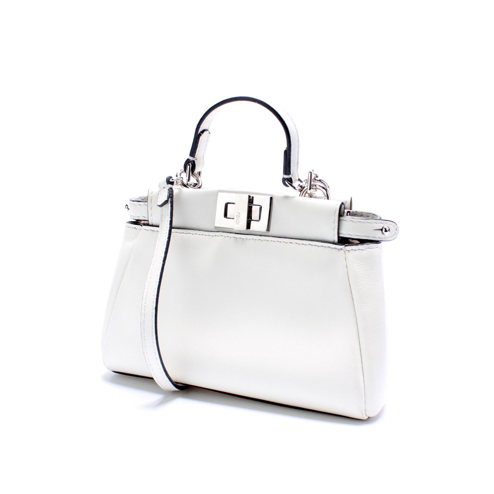 Fendi Peekaboo Micro Leather Bag