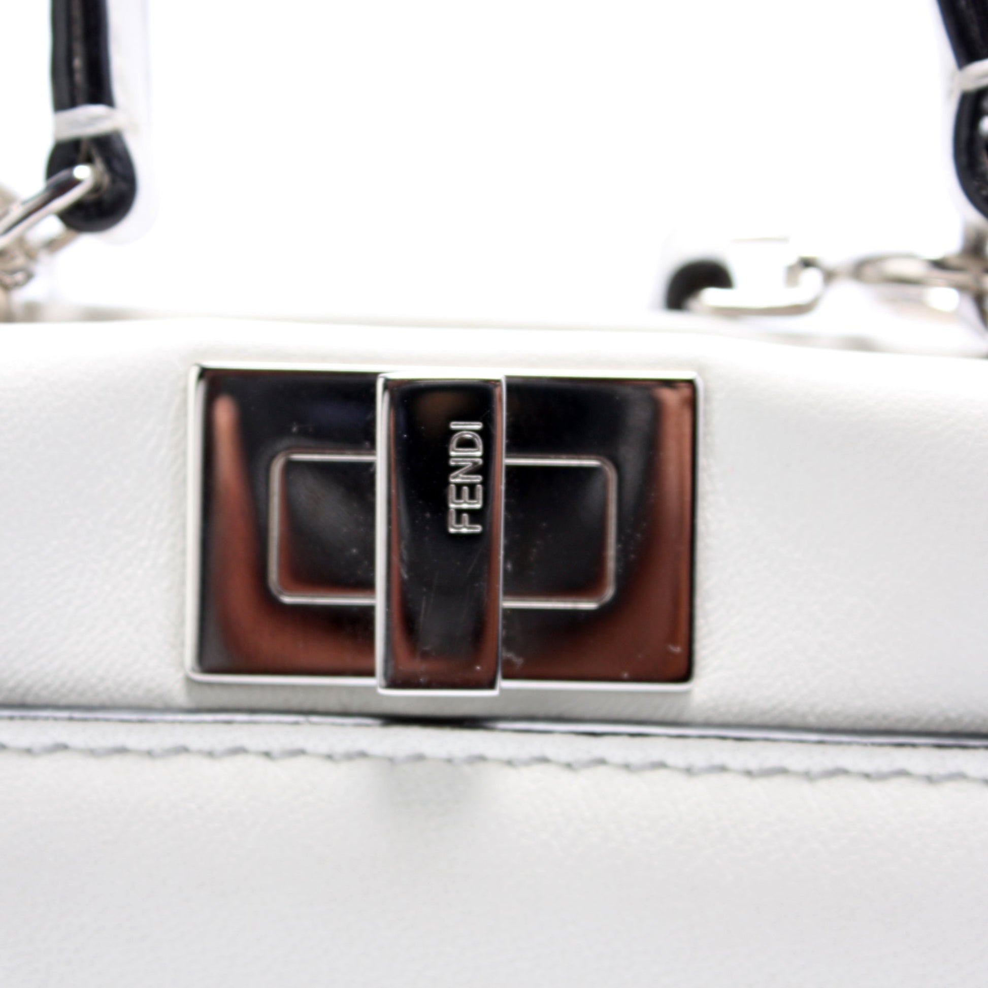 Fendi Peekaboo Micro Leather Bag