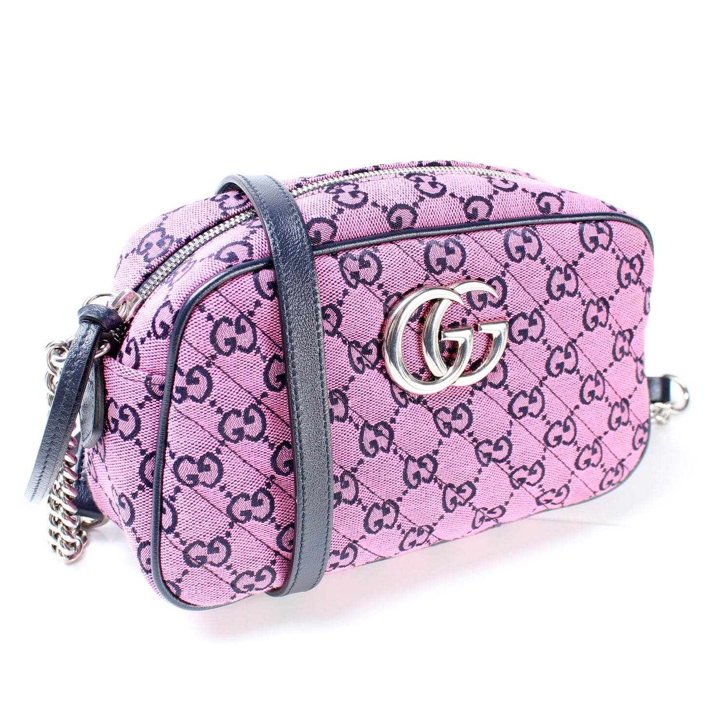 Gucci 447632 GG Marmont Small Canvas Camera Bag