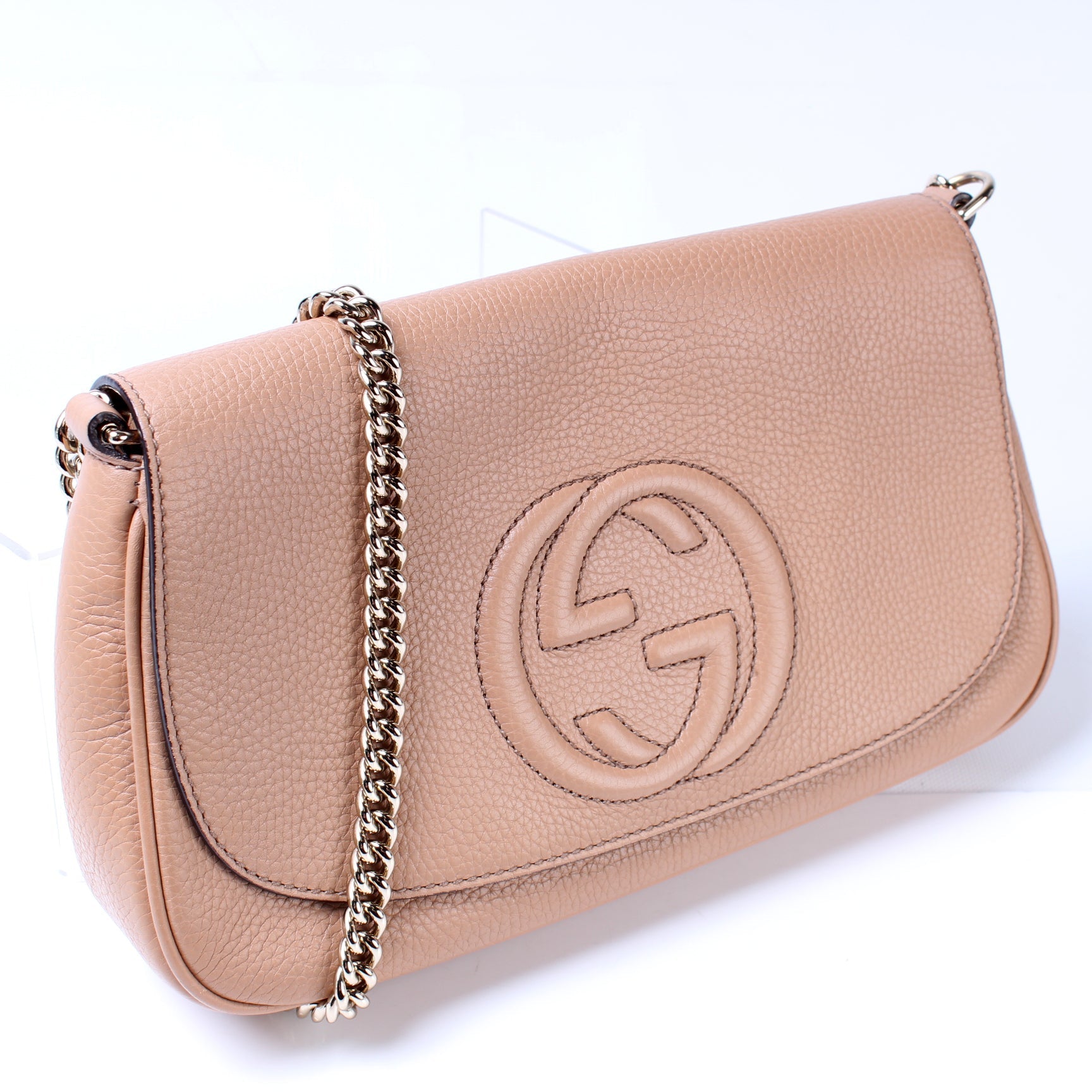 Gucci 536224 Soho Chain Tassel Flap Bag