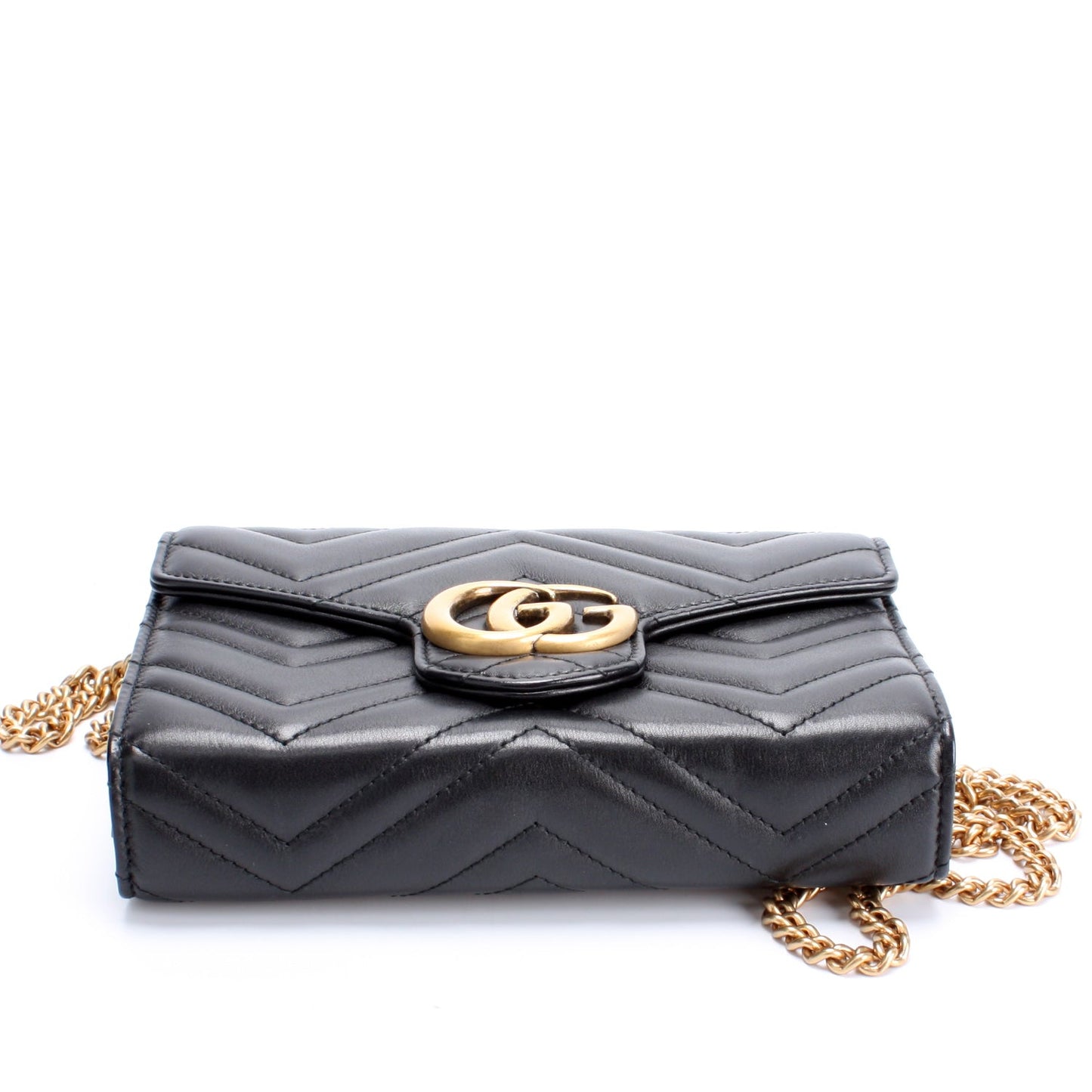 Gucci 474575 Marmont Chain Wallet Bag