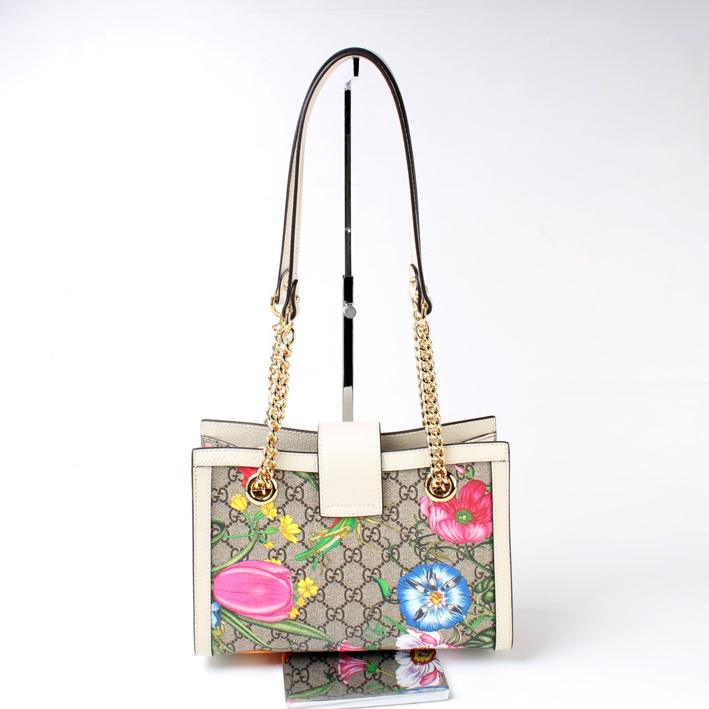 Gucci 498156 Padlock GG Flora Bag