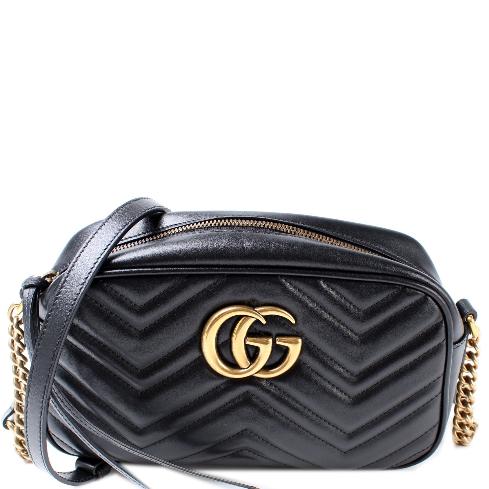 Gucci 447632 Marmont Small Leather Camera Bag