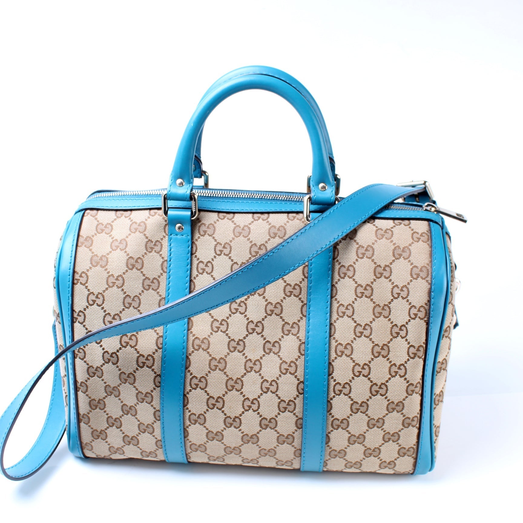 Gucci 247205 Boston Canvas Bag