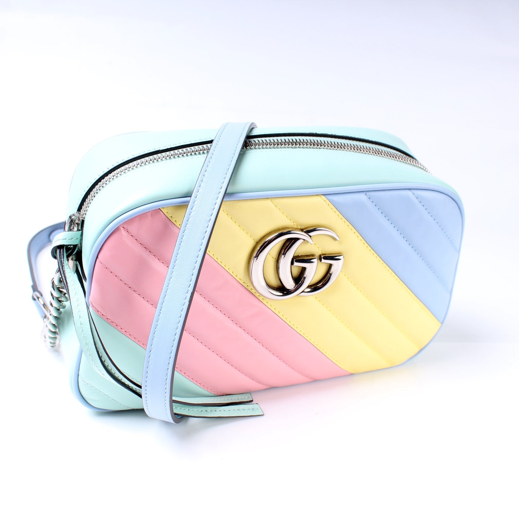 Gucci 447632 Marmont Small Leather Camera Bag