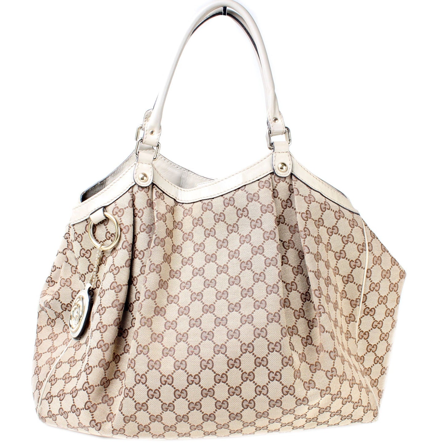 Gucci 211943 Sukey GG Canvas Large Bag