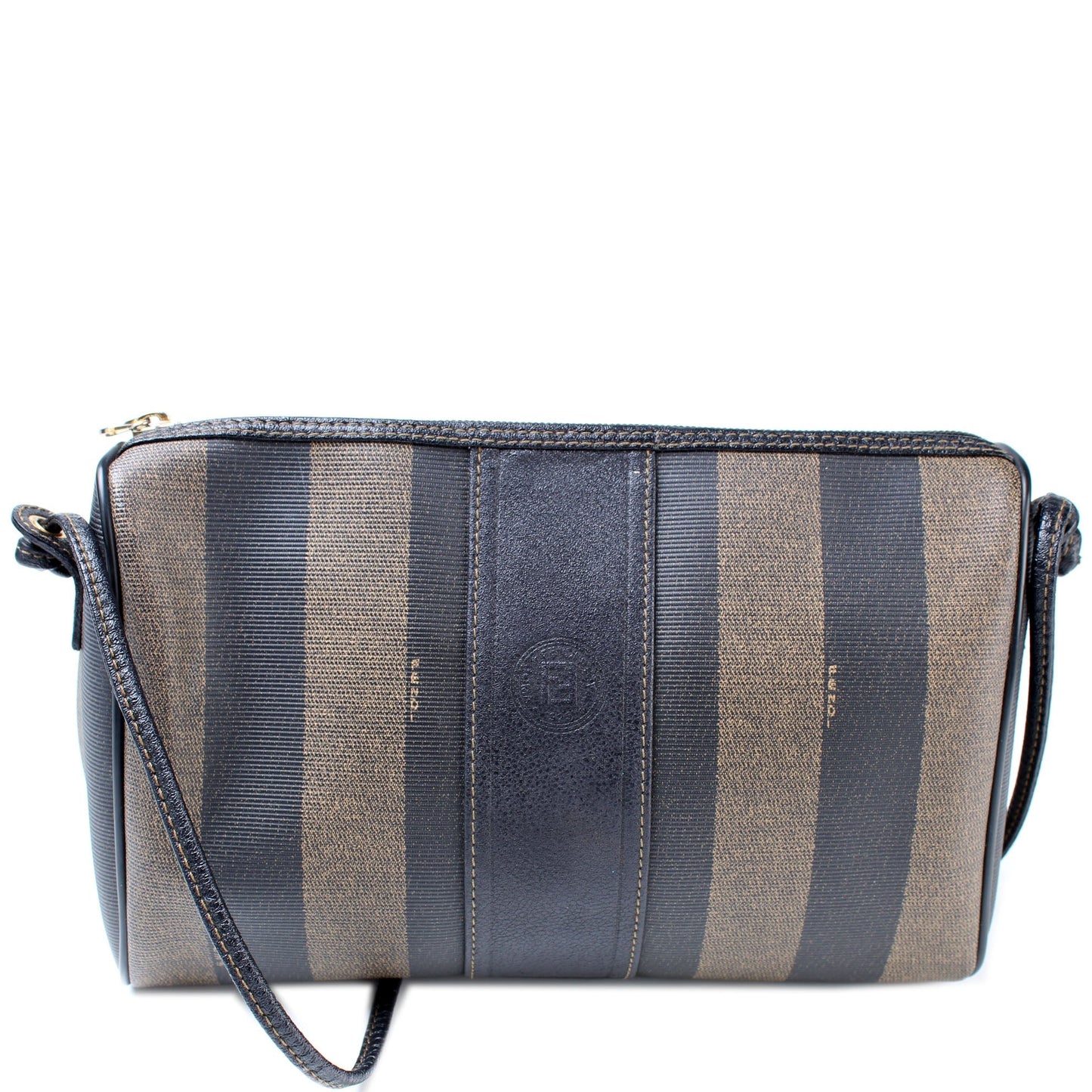 Fendi Pequin Stripe Crossbody Bag