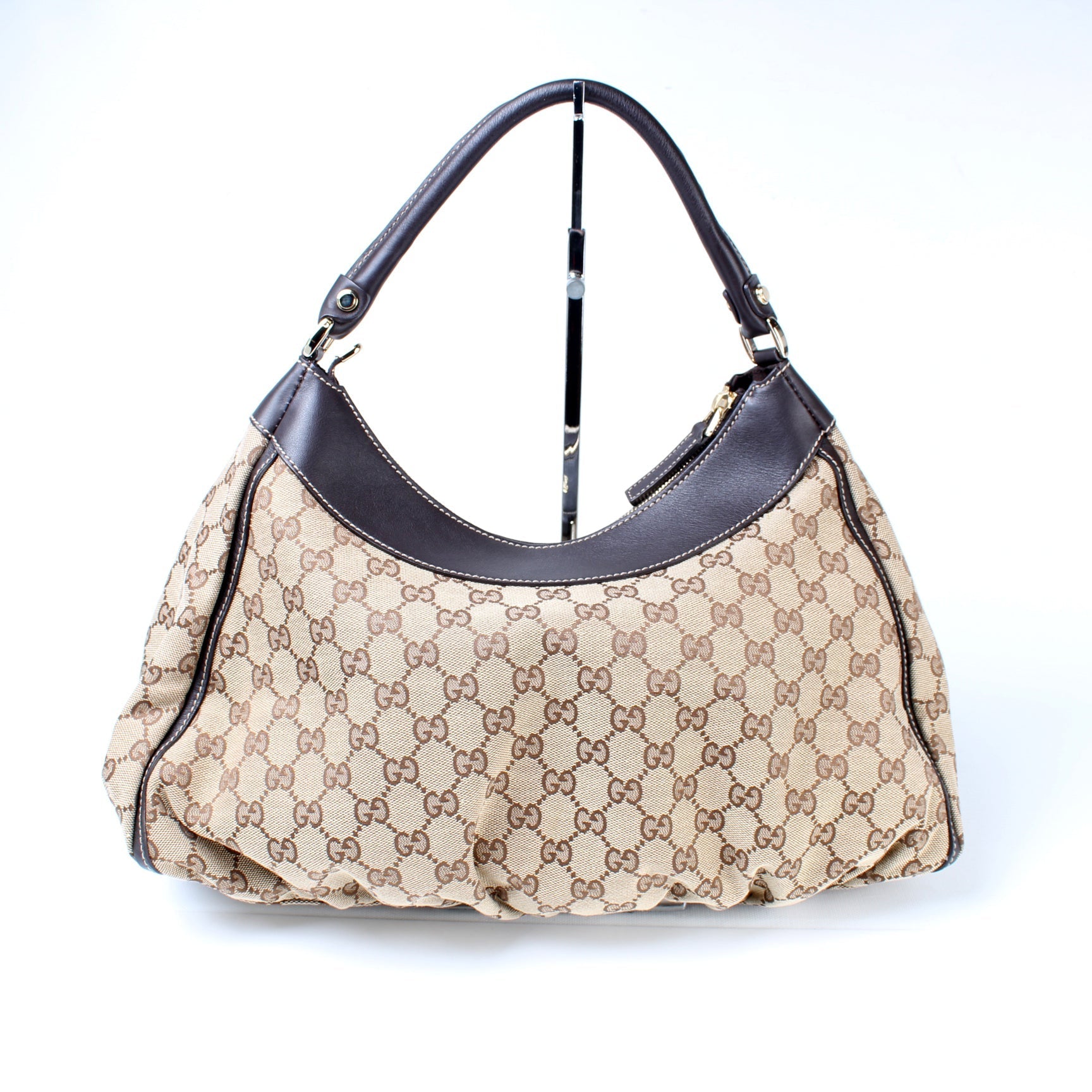 Gucci 189833 D Ring Hobo Bag
