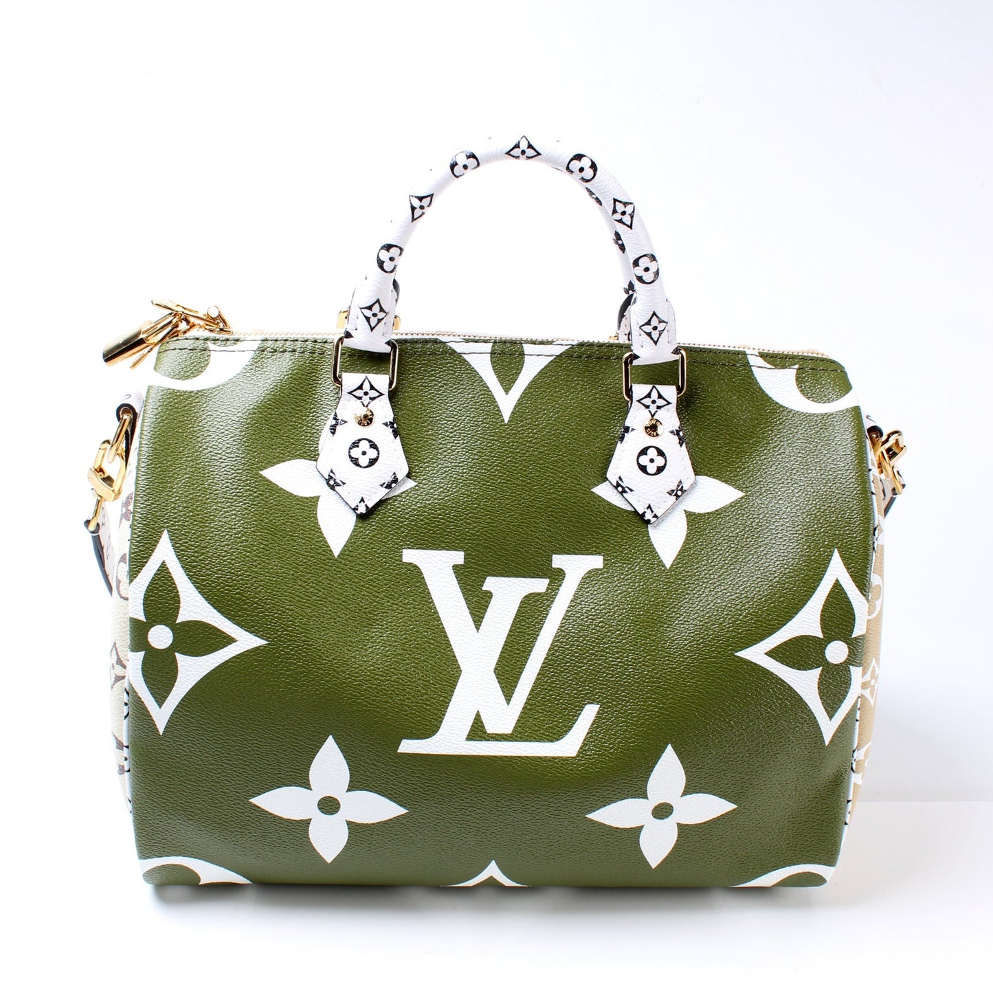 Louis Vuitton Speedy 30 Bandouliere Giant Khaki Monogram