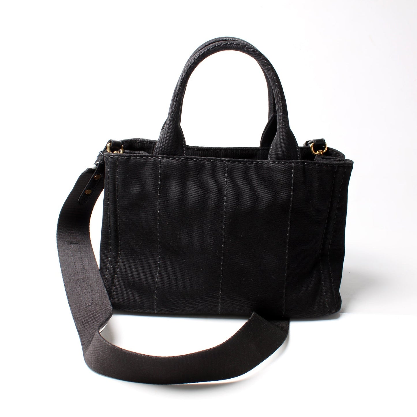 Prada Canapa Canvas Small Tote Bag