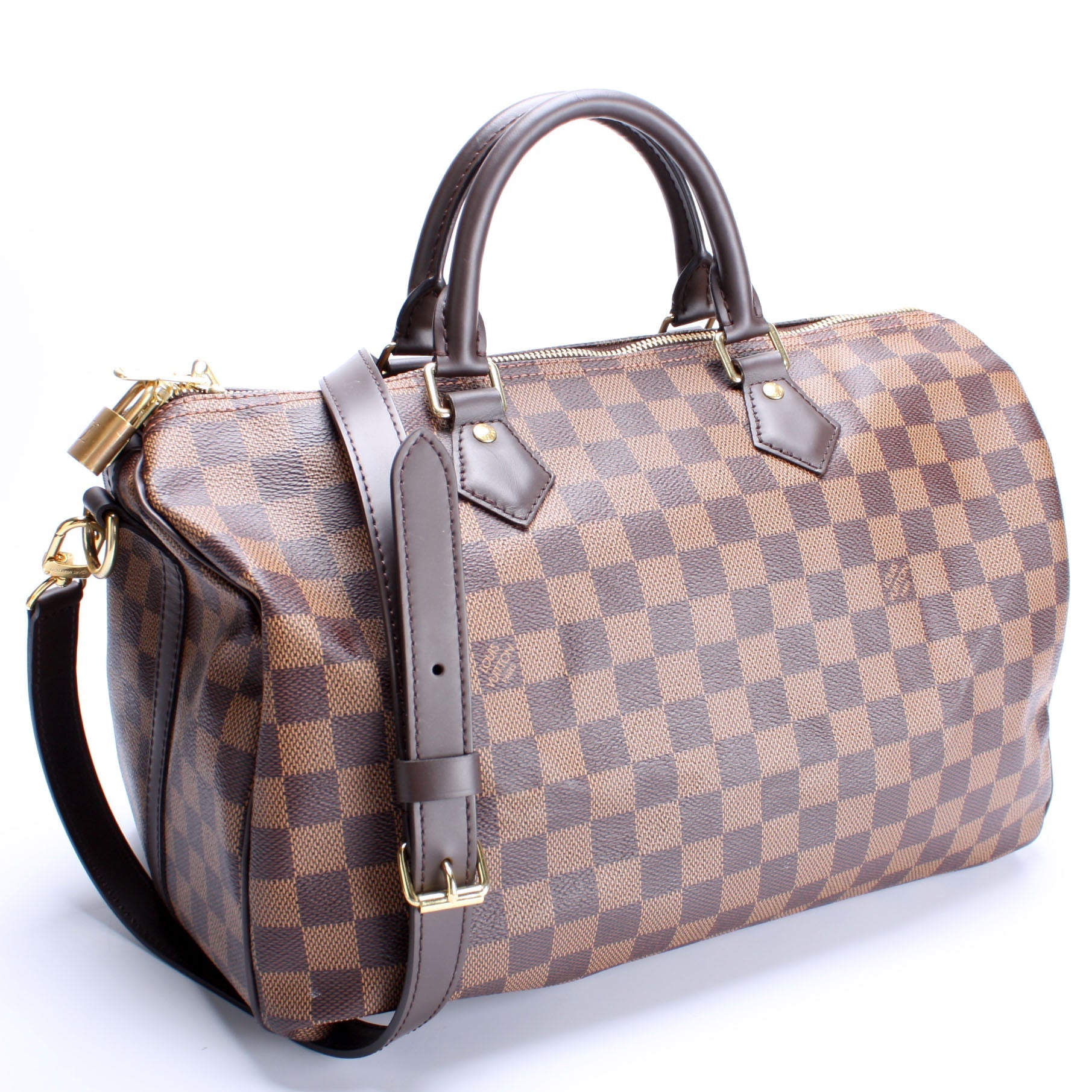 Louis Vuitton Speedy 30 Bandouliere Damier Ebene