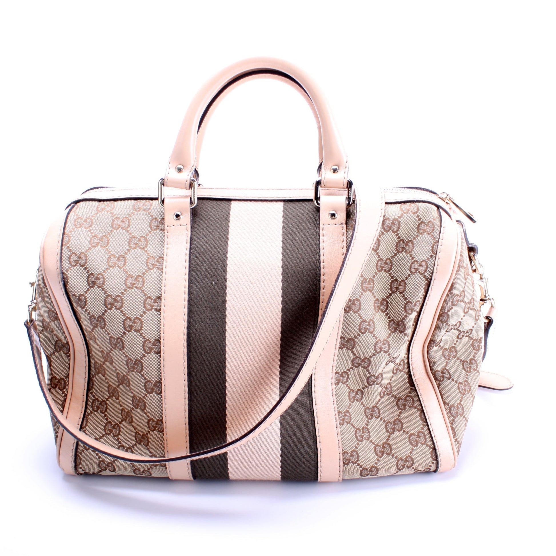 Gucci 247205 Boston Canvas Bag