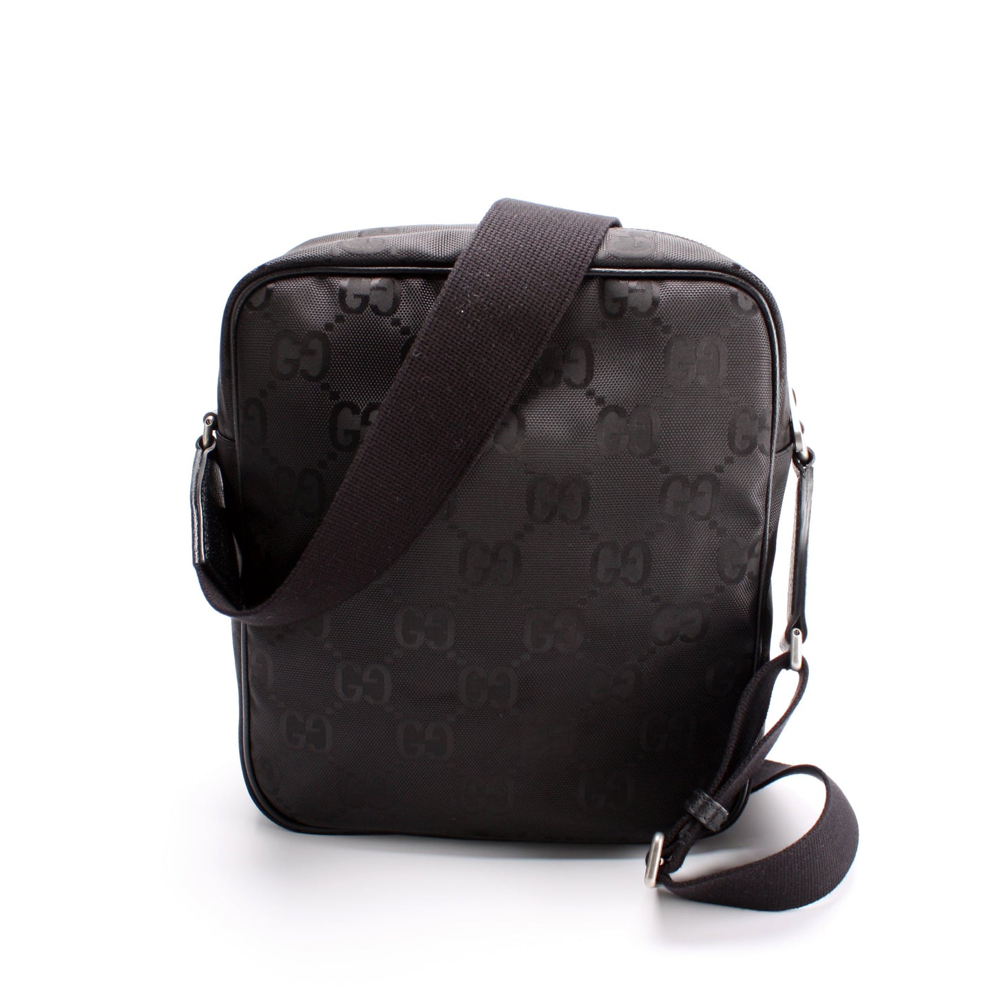 Gucci Nylon Leather Shoulder Bag