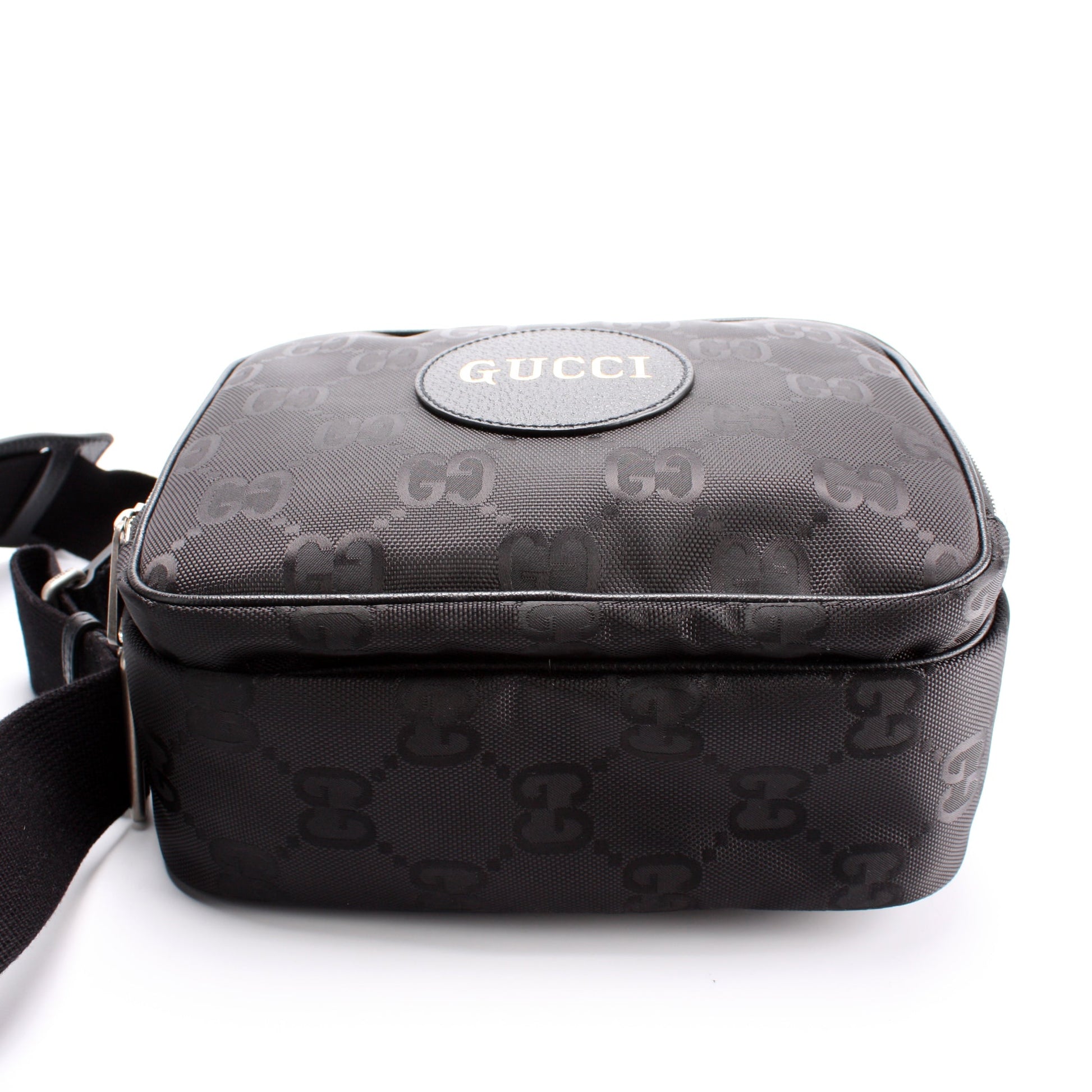 Gucci Nylon Leather Shoulder Bag