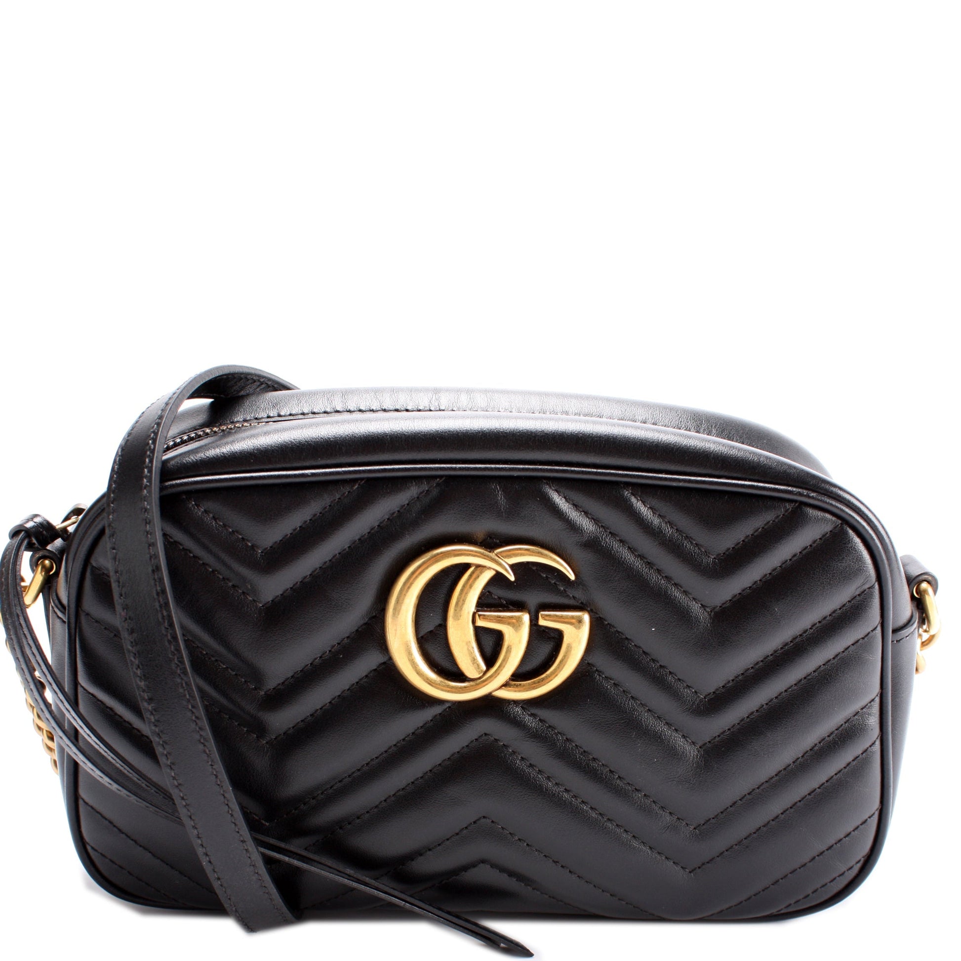 Gucci 447632 Marmont Small Leather Camera Bag