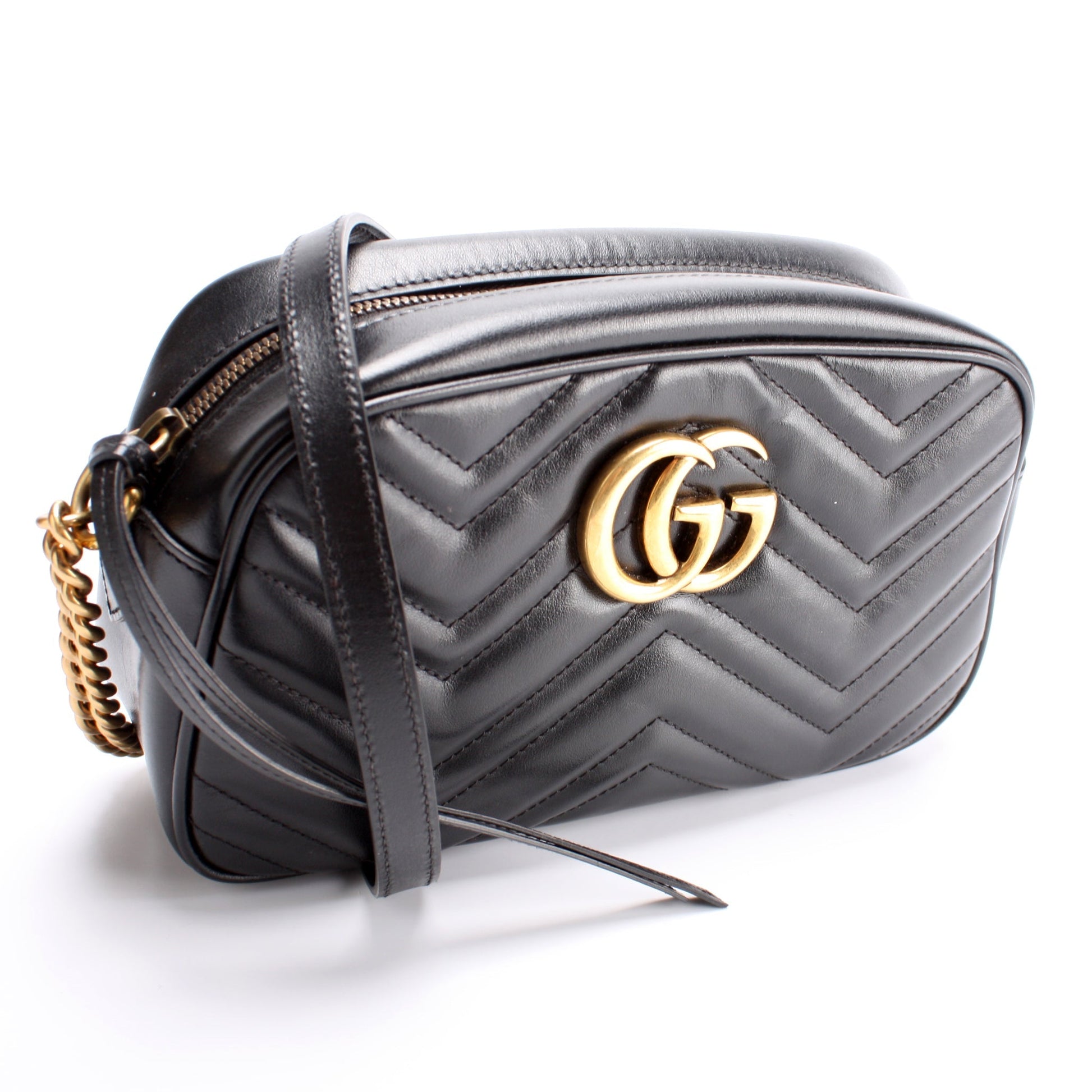 Gucci 447632 Marmont Small Leather Camera Bag