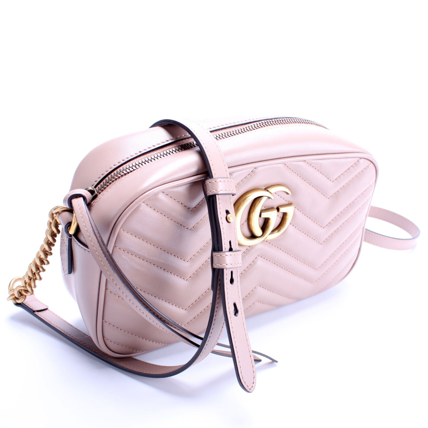 Gucci 447632 Marmont Small Leather Camera Bag