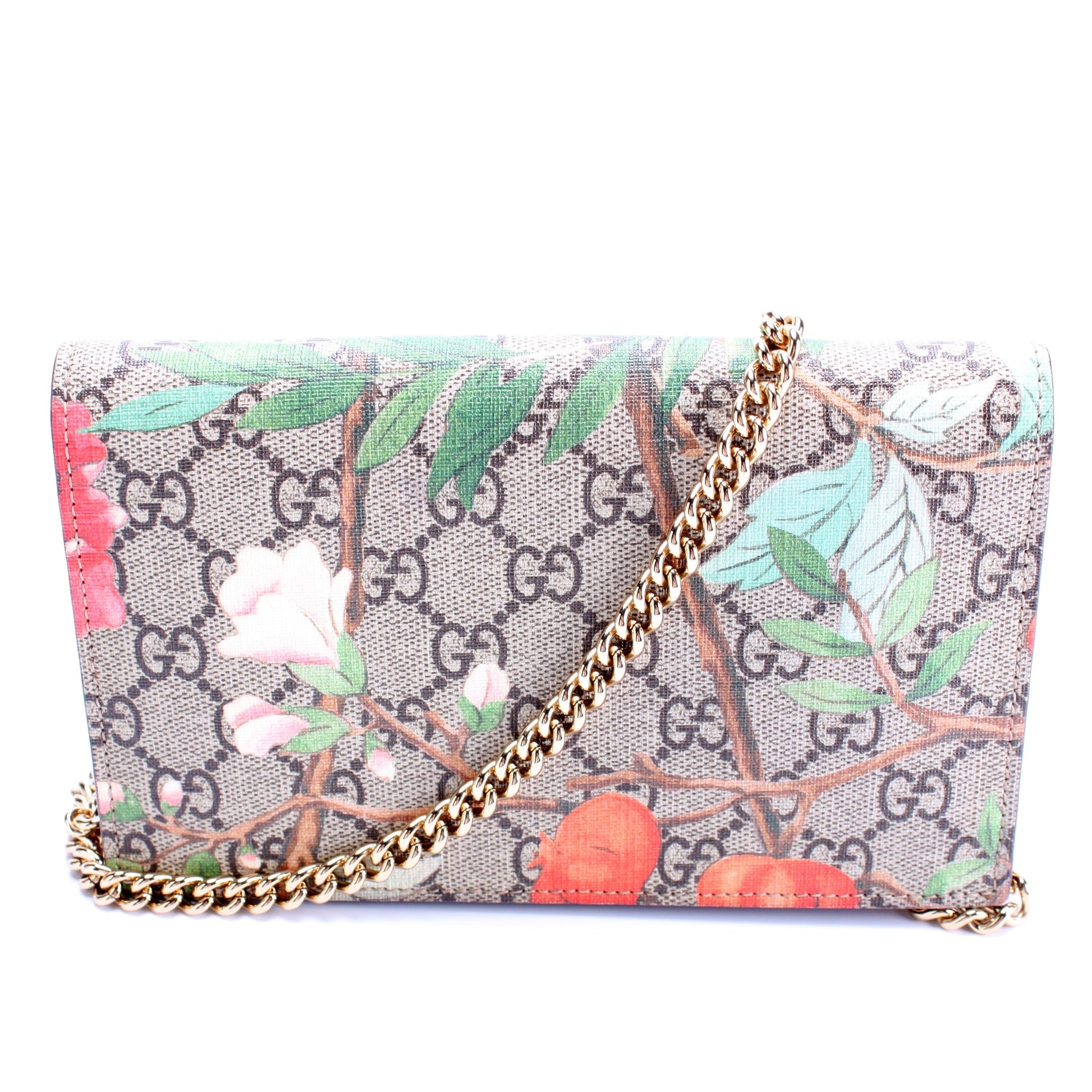 Gucci 424891 GG Supreme Tian Mini Chain Bag