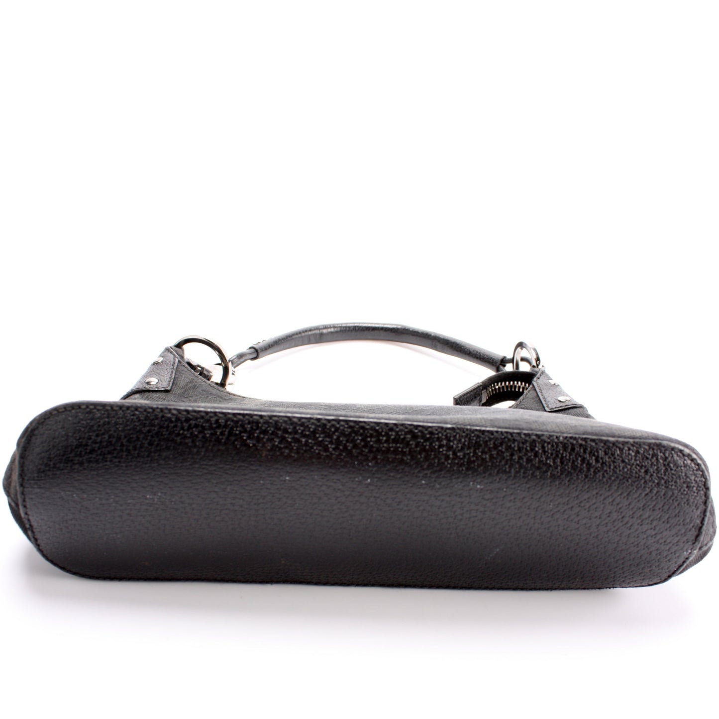 Gucci 115002 GG Canvas Classic Ring Hobo Bag