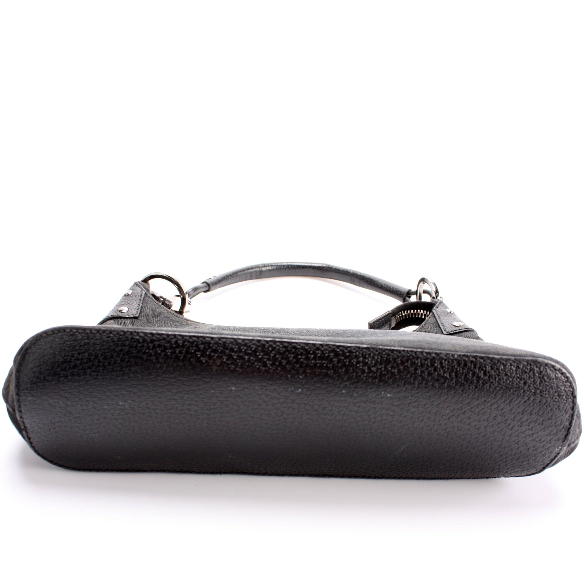 Gucci 115002 GG Canvas Classic Ring Hobo Bag