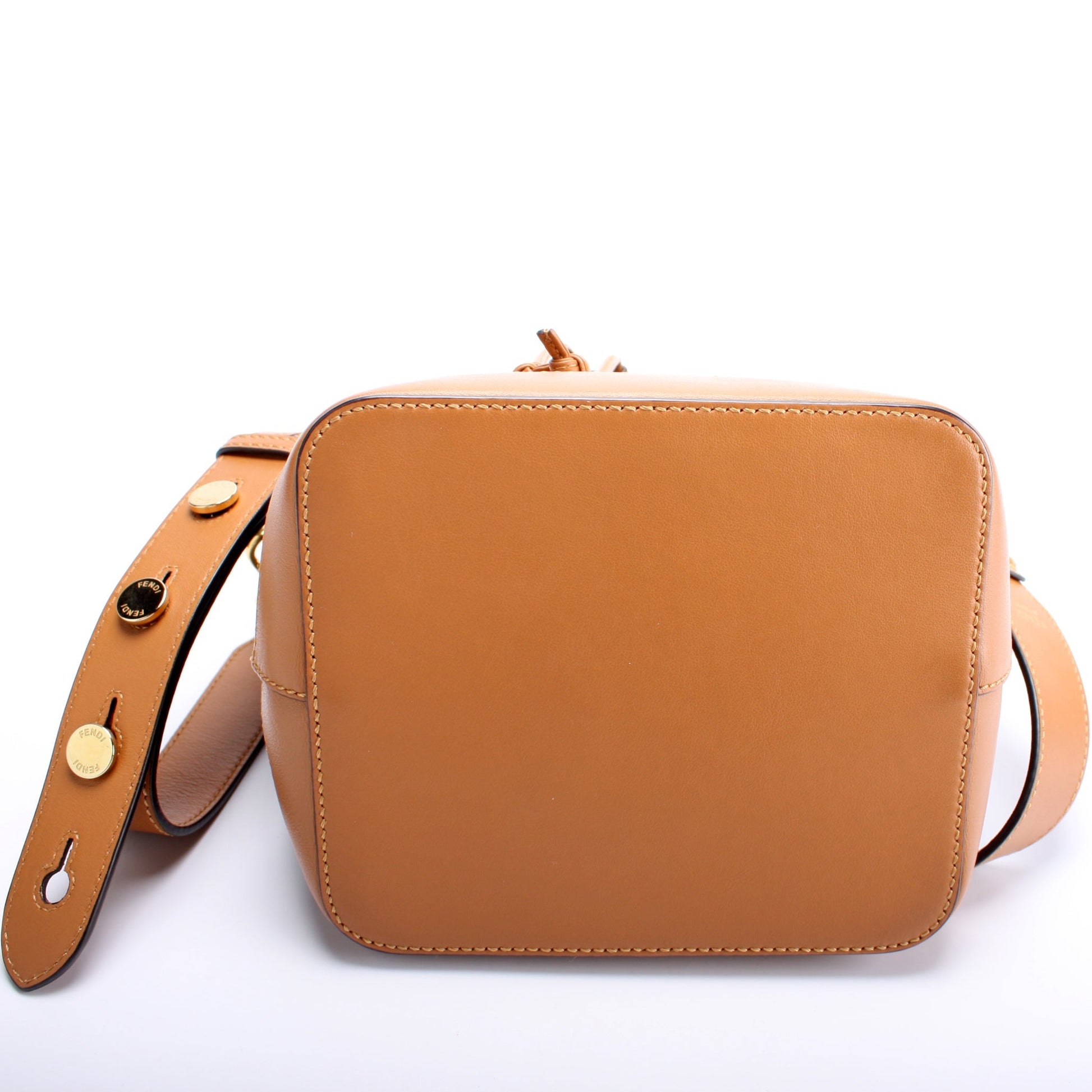 Fendi 8BT298 Grande Mon Tresor Bucket Glazed Zucca Bag