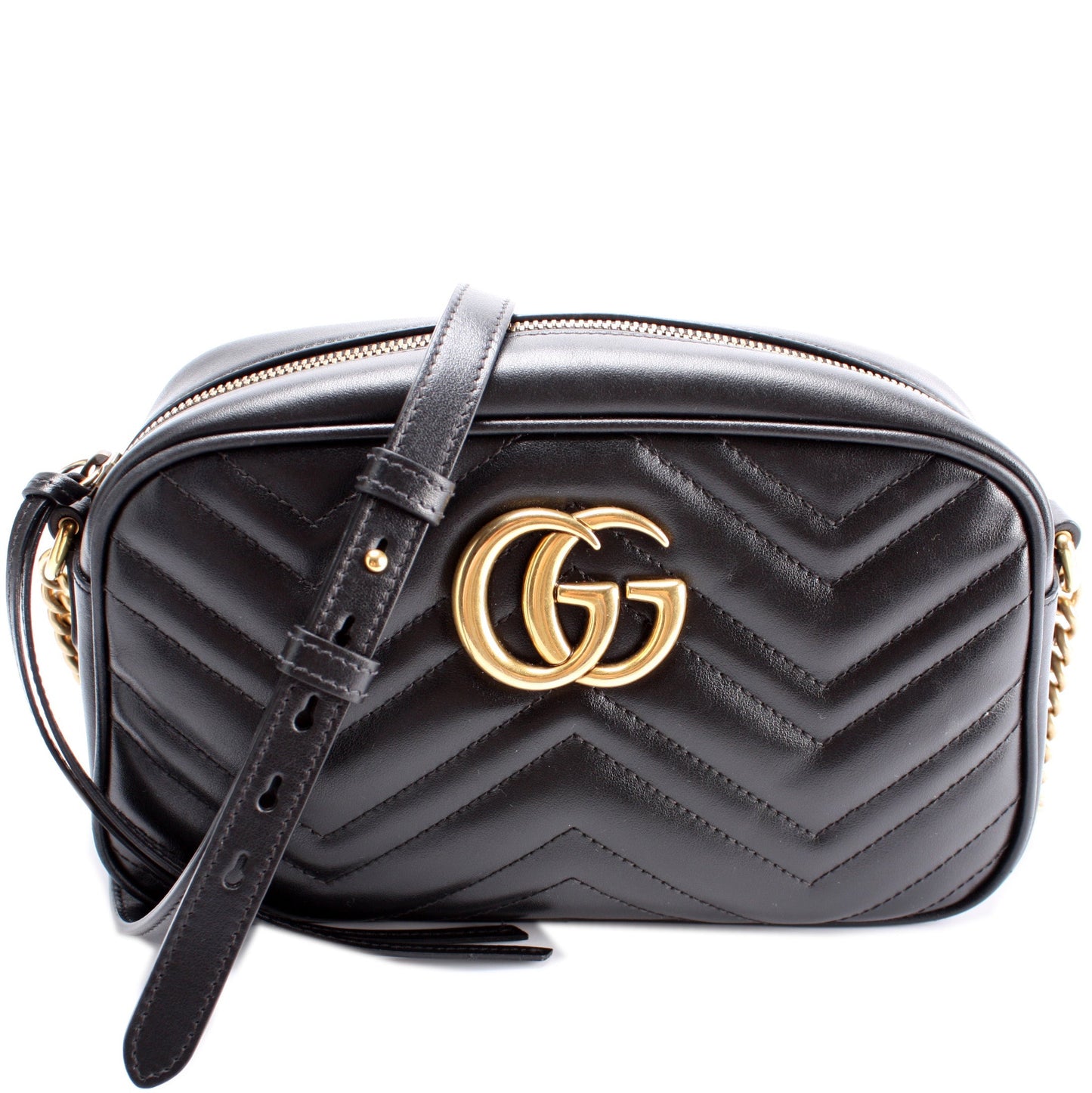 Gucci 447632 Marmont Small Leather Camera Bag