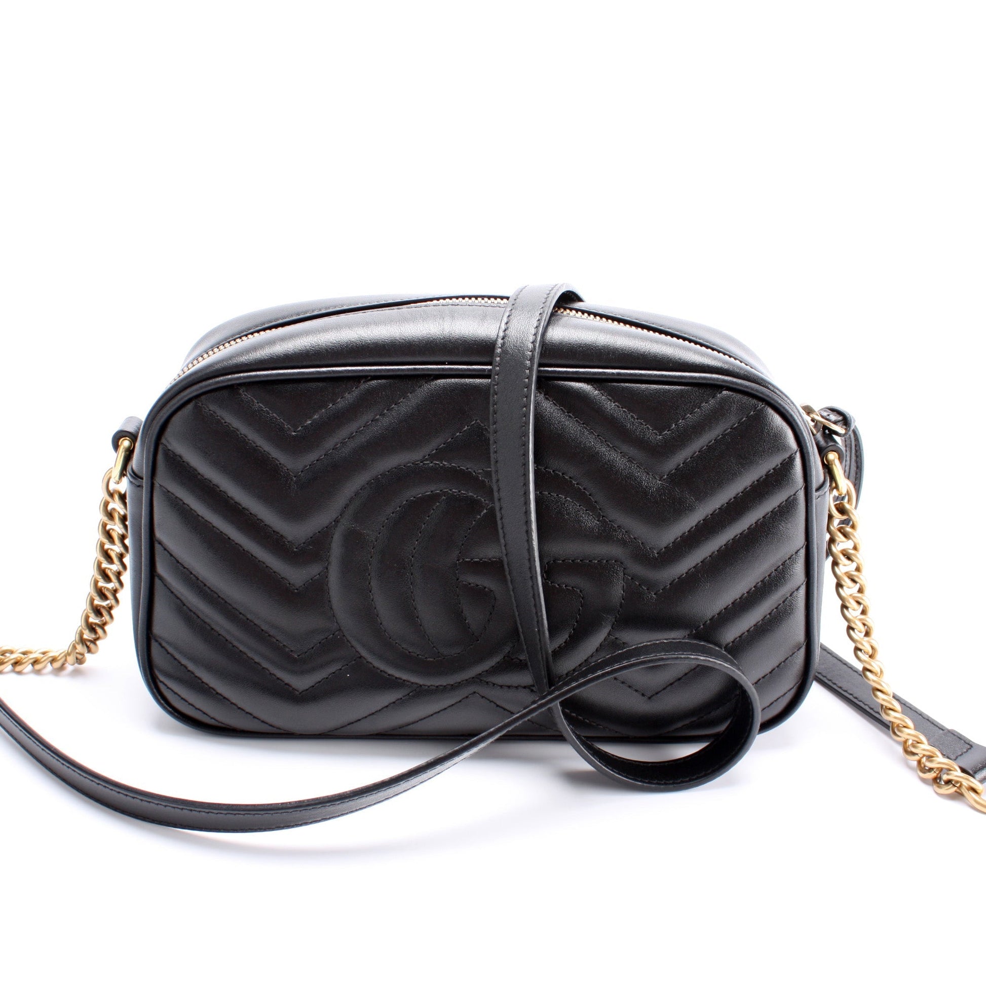 Gucci 447632 Marmont Small Leather Camera Bag