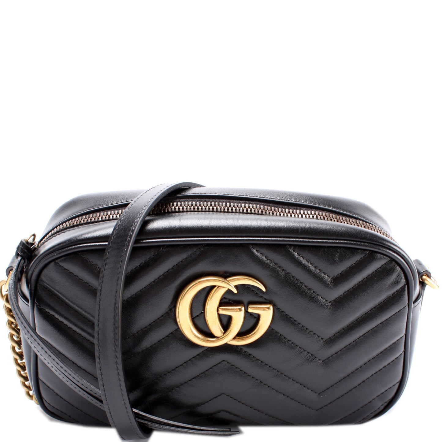 Gucci 447632 Marmont Small Leather Camera Bag