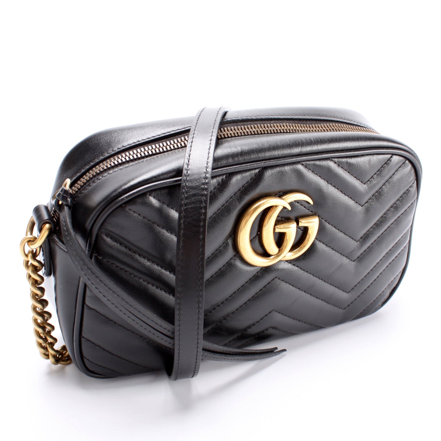 Gucci 447632 Marmont Small Leather Camera Bag