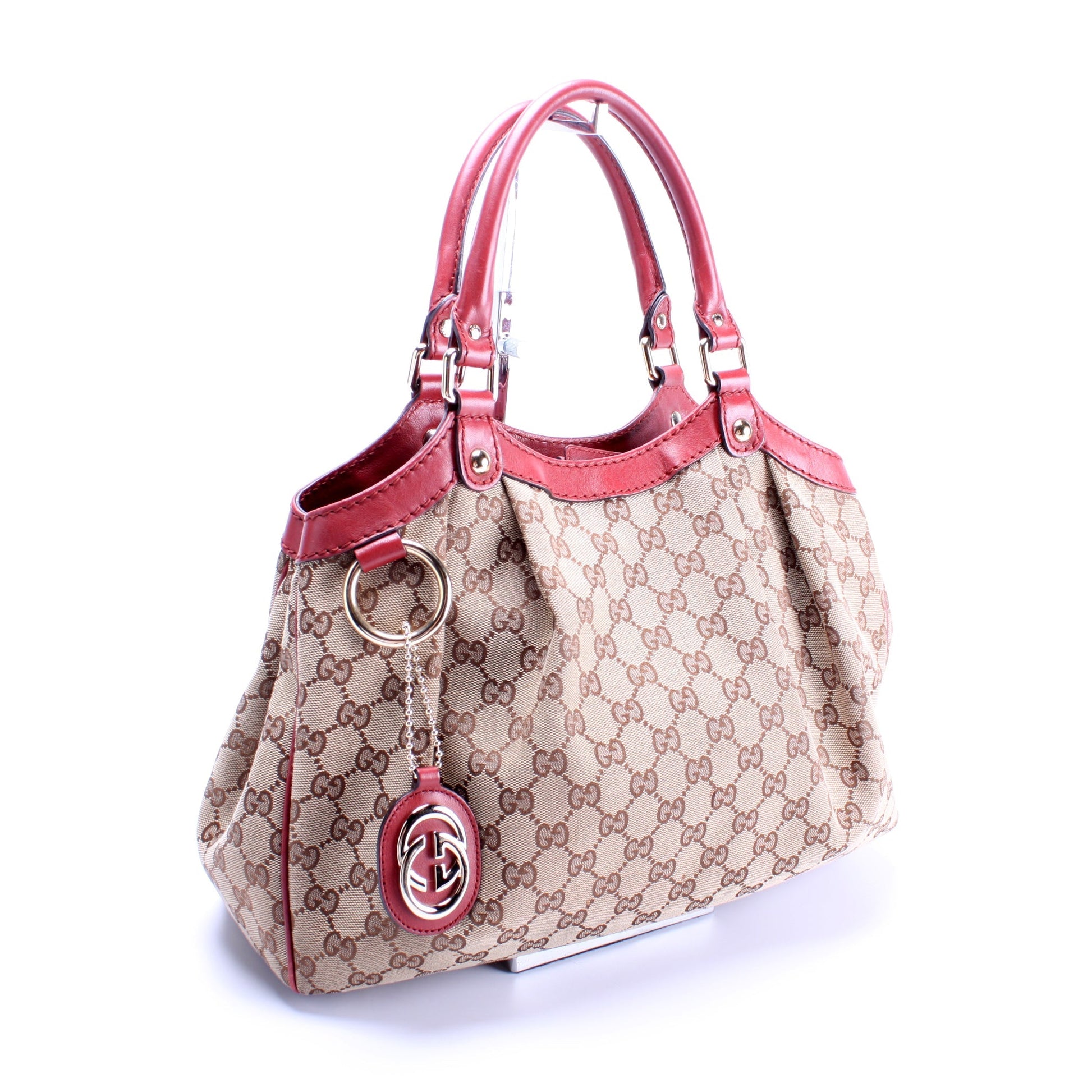 Gucci 211944 Sukey GG Canvas Medium Bag