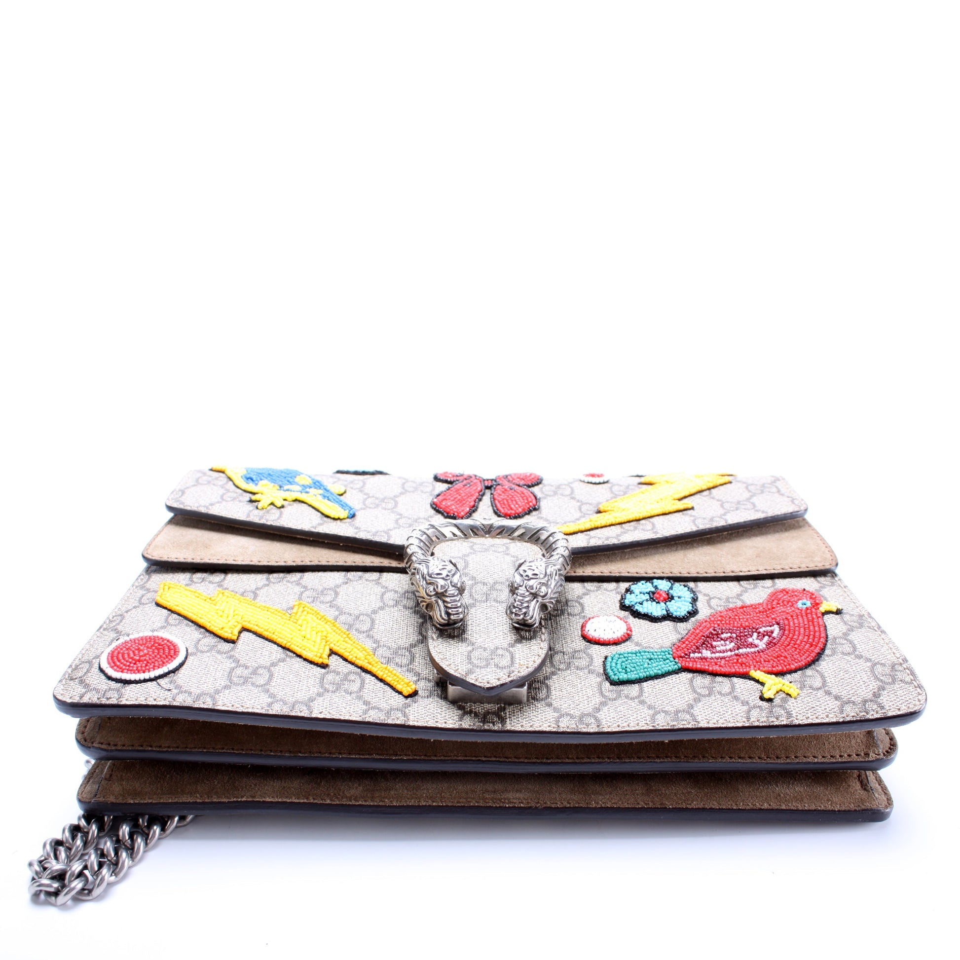Gucci 400249 Dionysus GG Bead Embellished Shoulder Small Bag