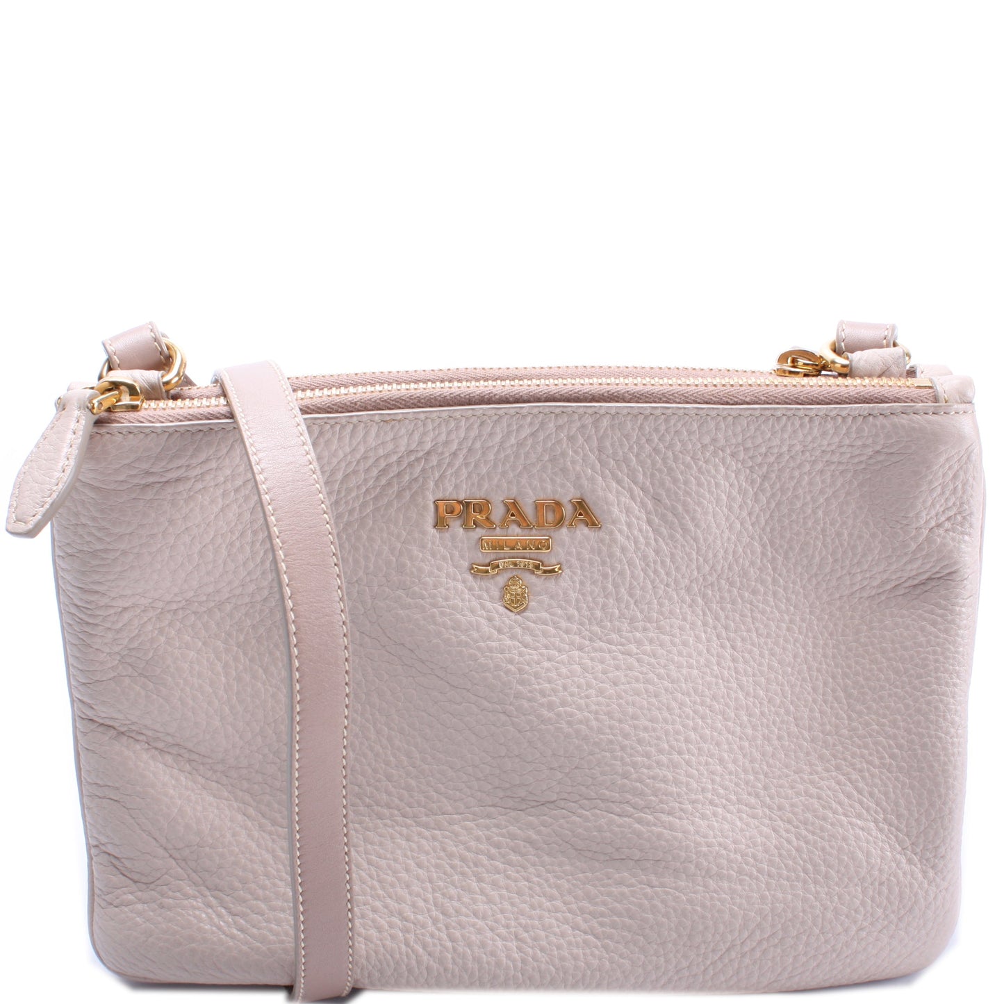 Prada 1BH046 Vitello Phenix Crossbody Bag