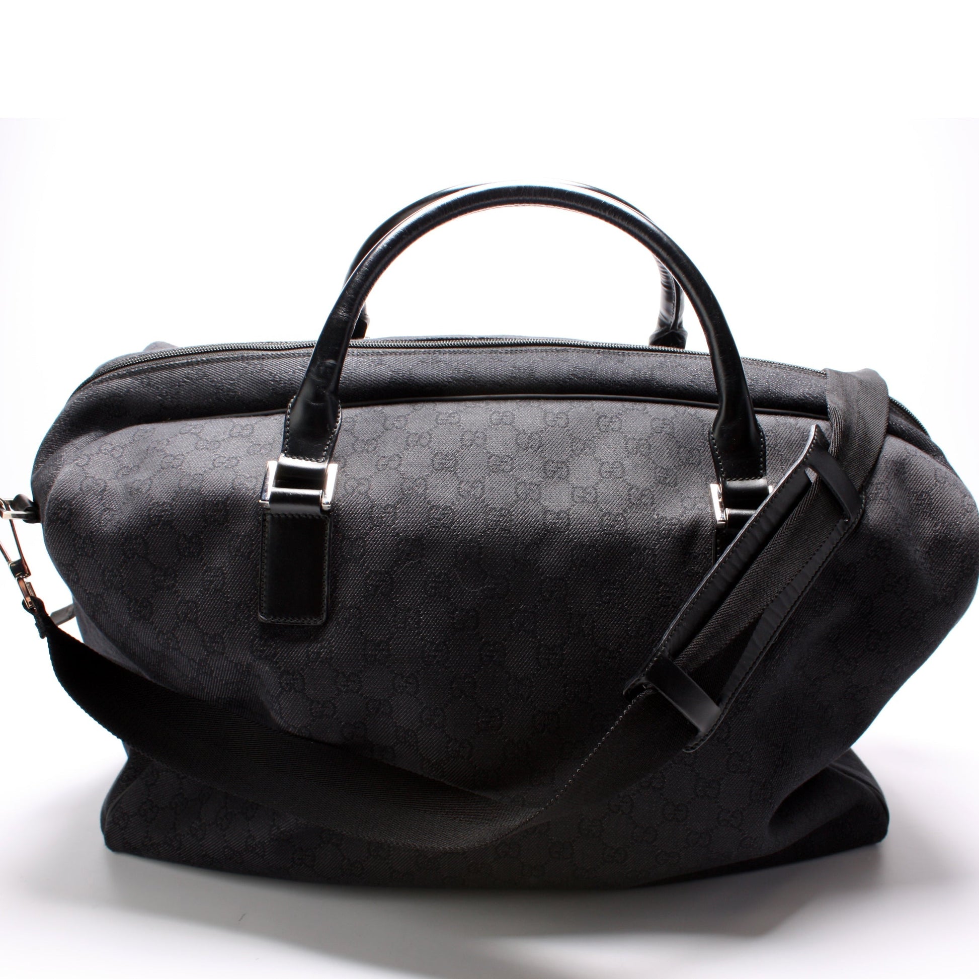 Gucci 190629 GG Canvas Large Duffle Bag