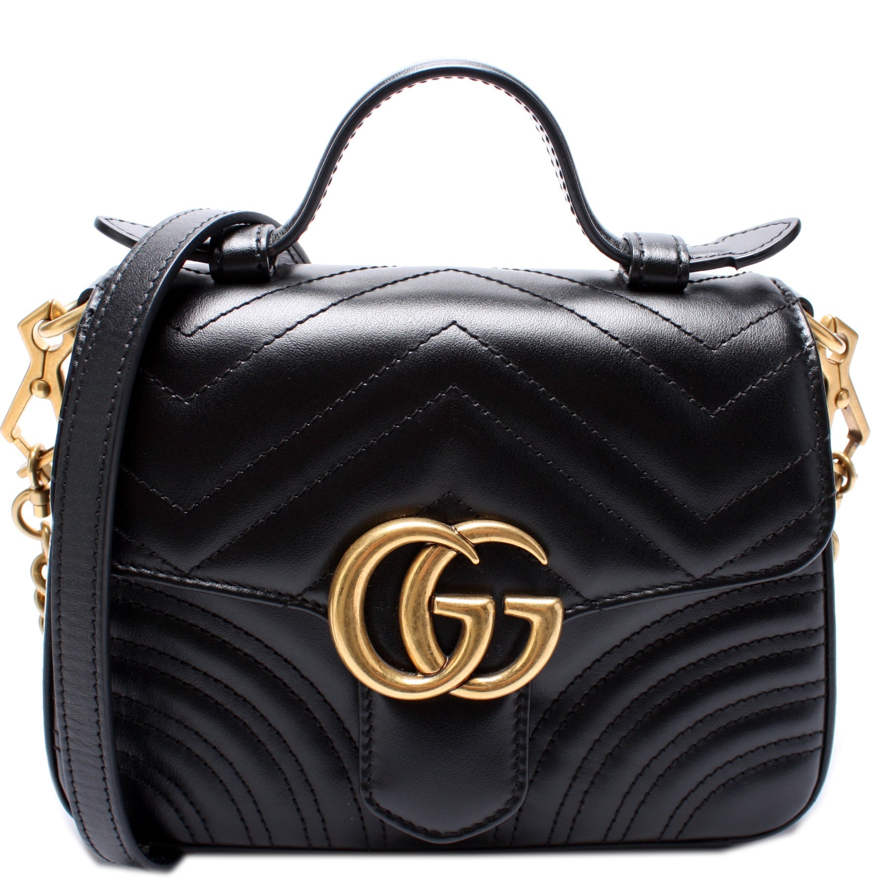 Gucci 547260 Mini Marmont Top Handle Bag
