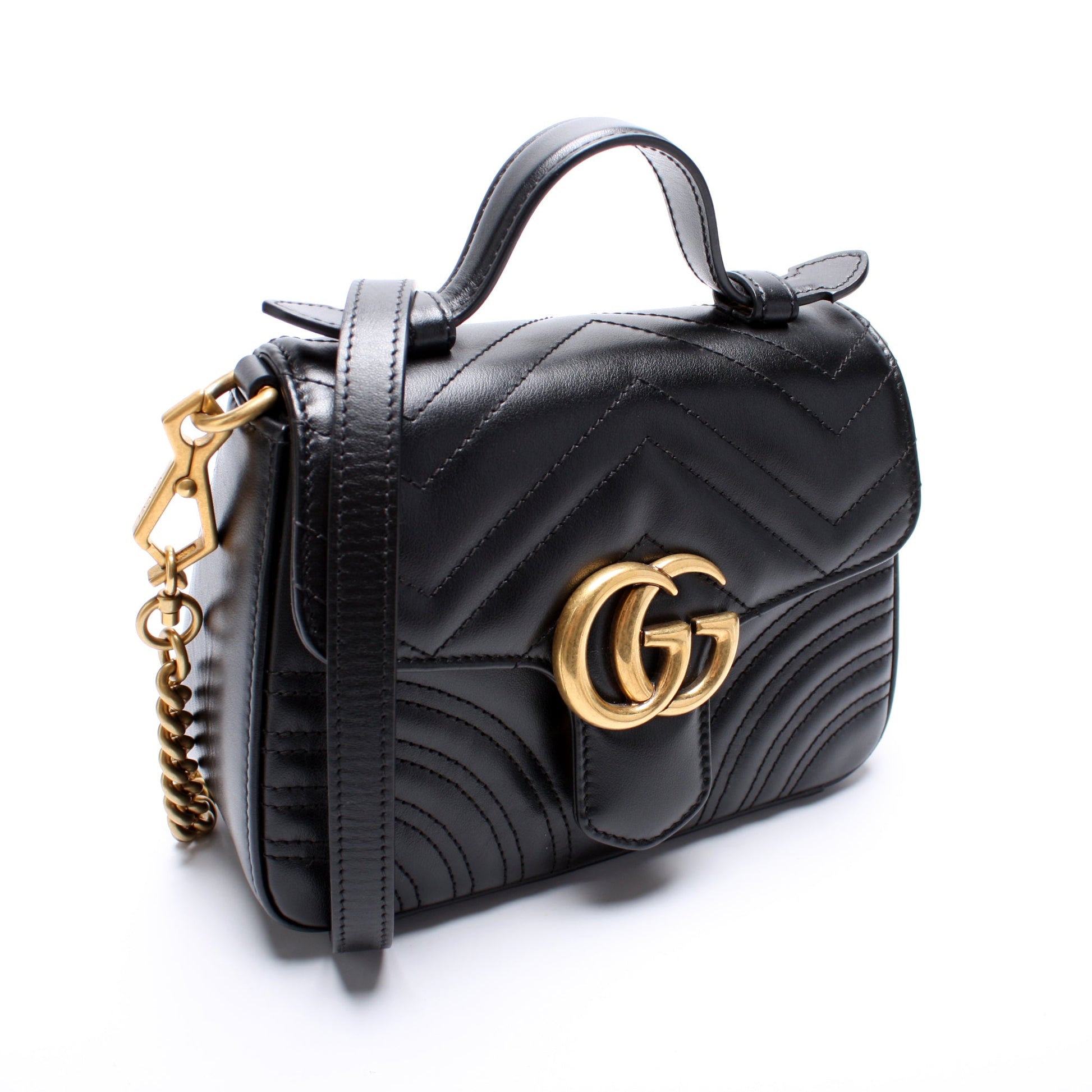 Gucci 547260 Mini Marmont Top Handle Bag