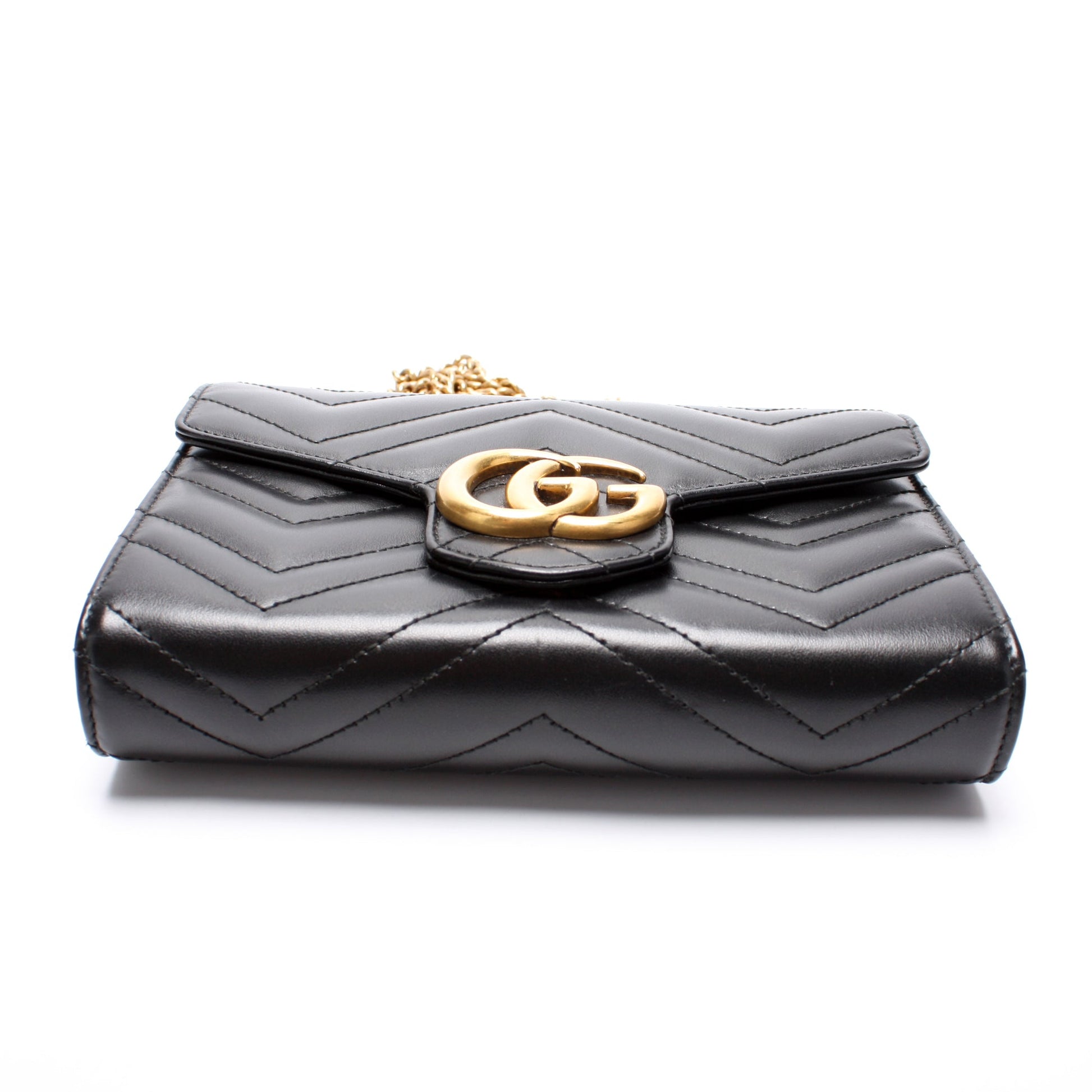 Gucci 474575 Marmont Chain Wallet Bag